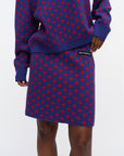 Kioski Koillis Pallo Knitted Mini Skirt