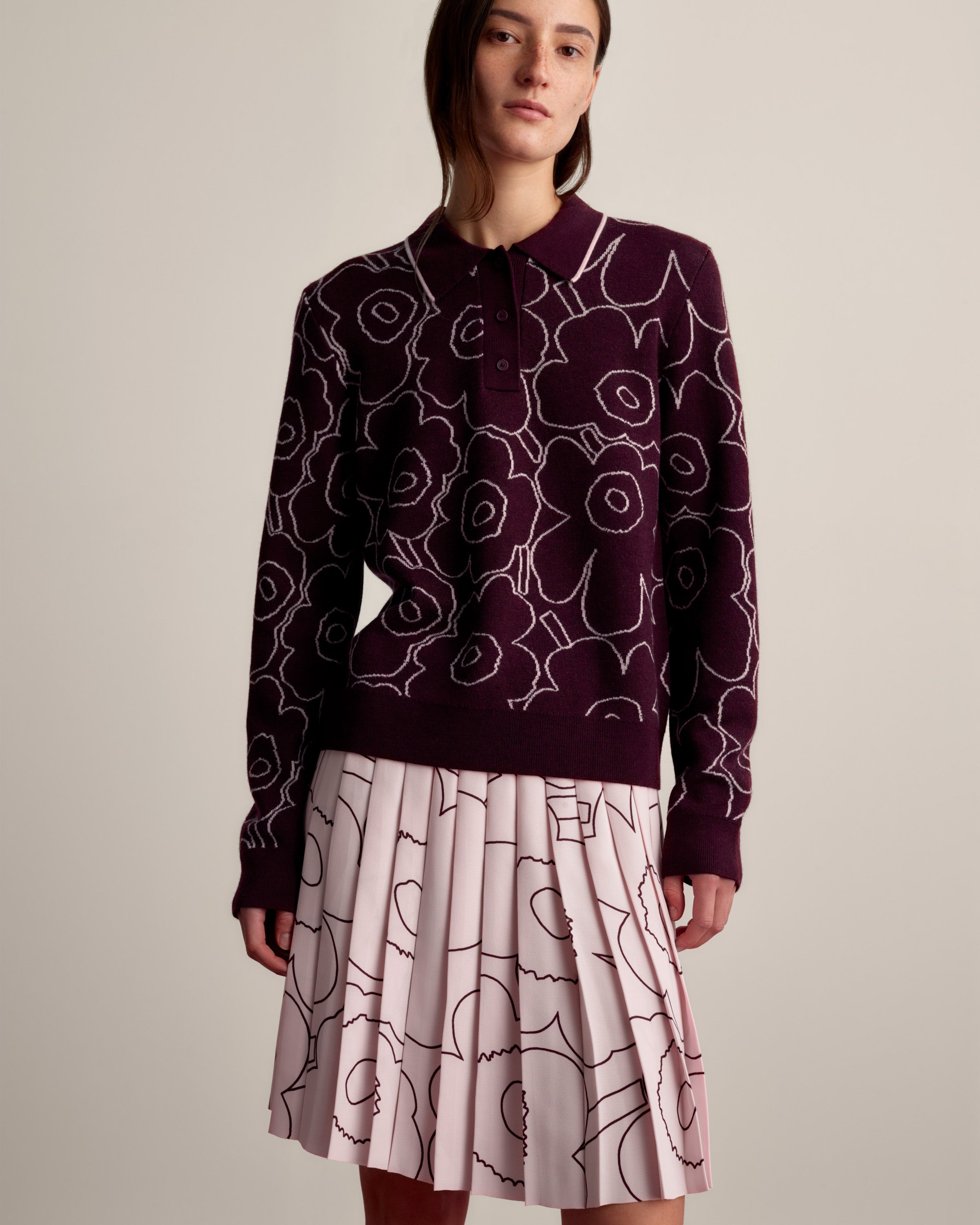 Hahmotelma Outline Unikko Pleated Skirt