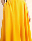 Solid Crepe Skirt