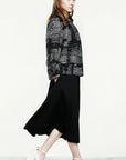 Solid Crepe Woven Skirt