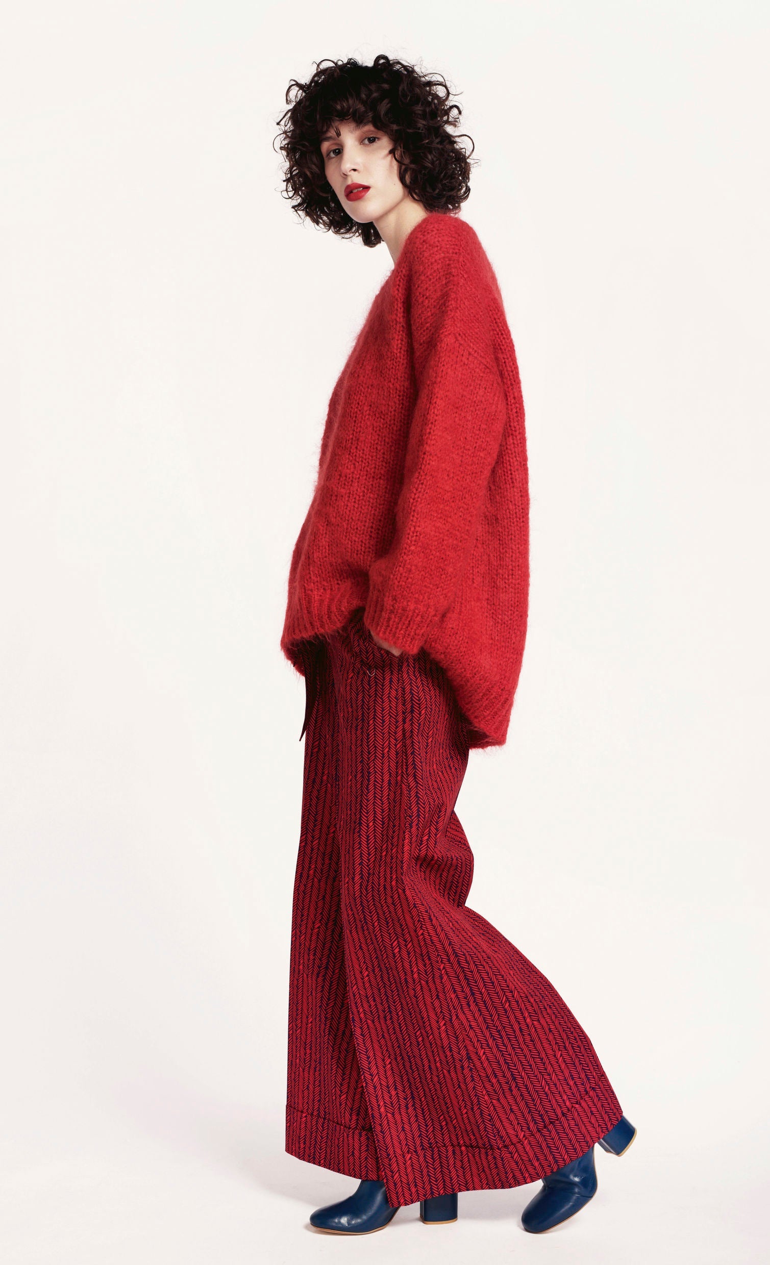 Solid Atelina Mohair Knit Sweater