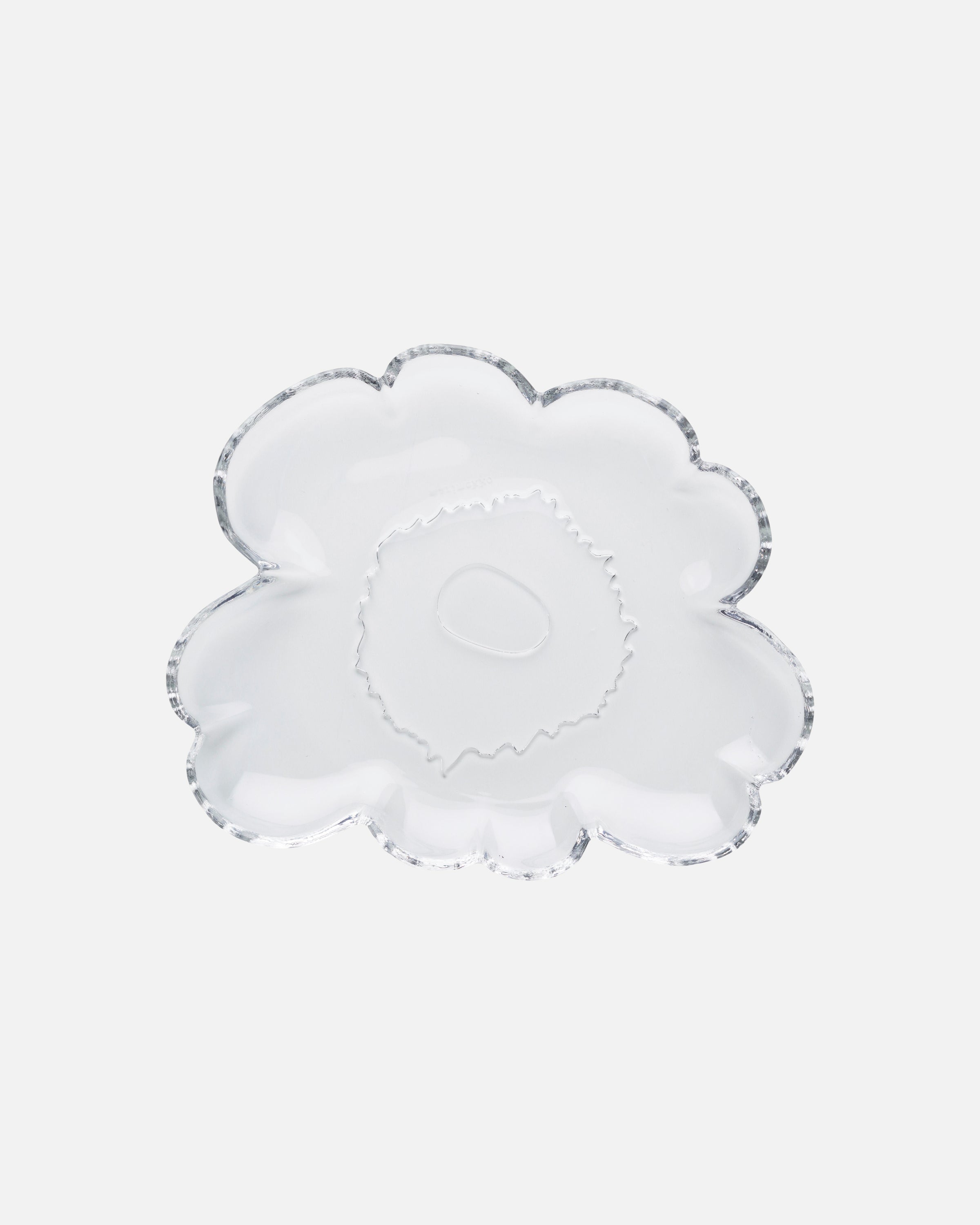 Unikko Glass Shape Plate 20cm