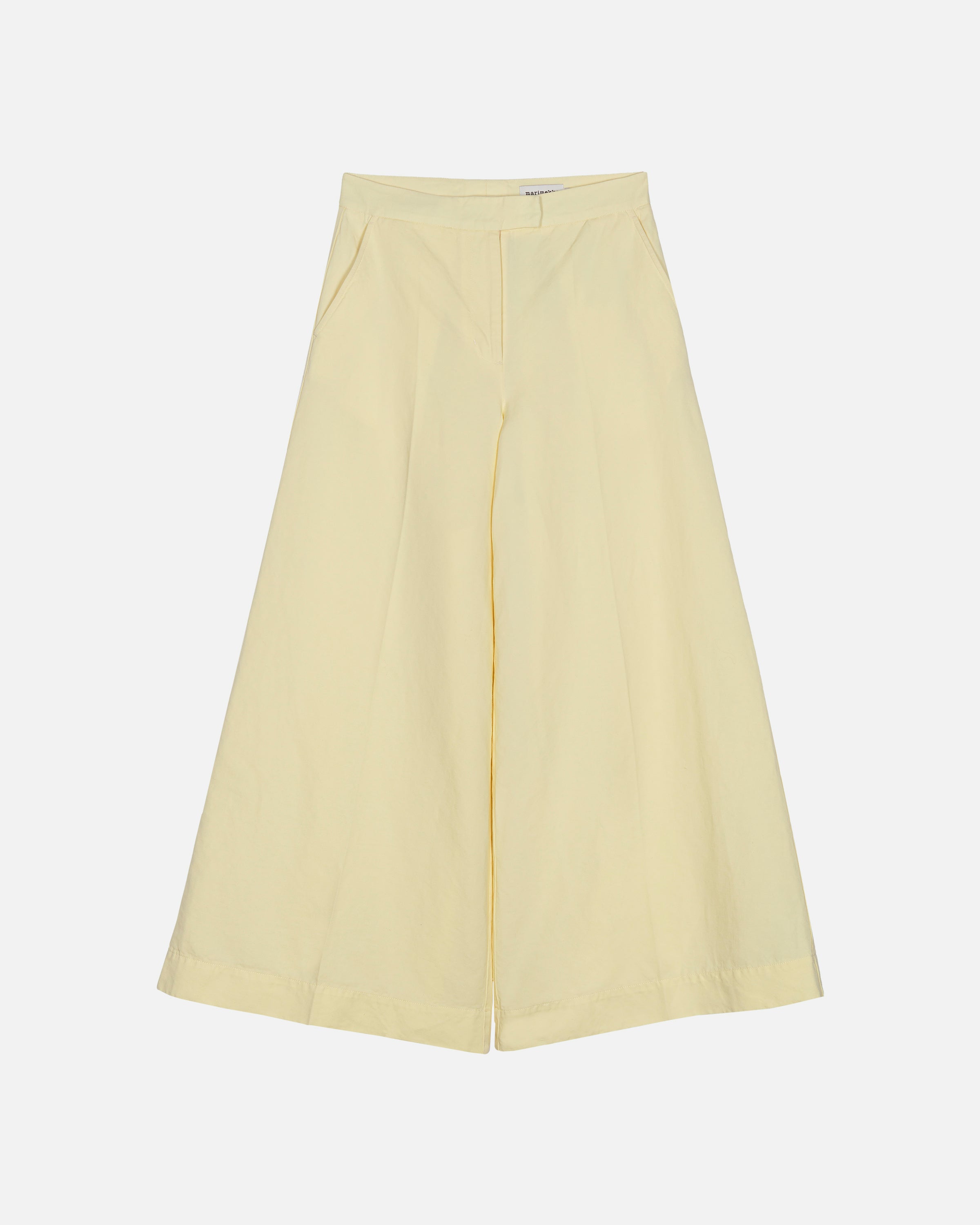 Solid Kuulle Cotton-Linen Trousers