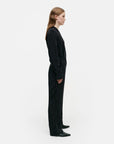 Moreski Piccolo Cupro Elasic Waist Long Trousers