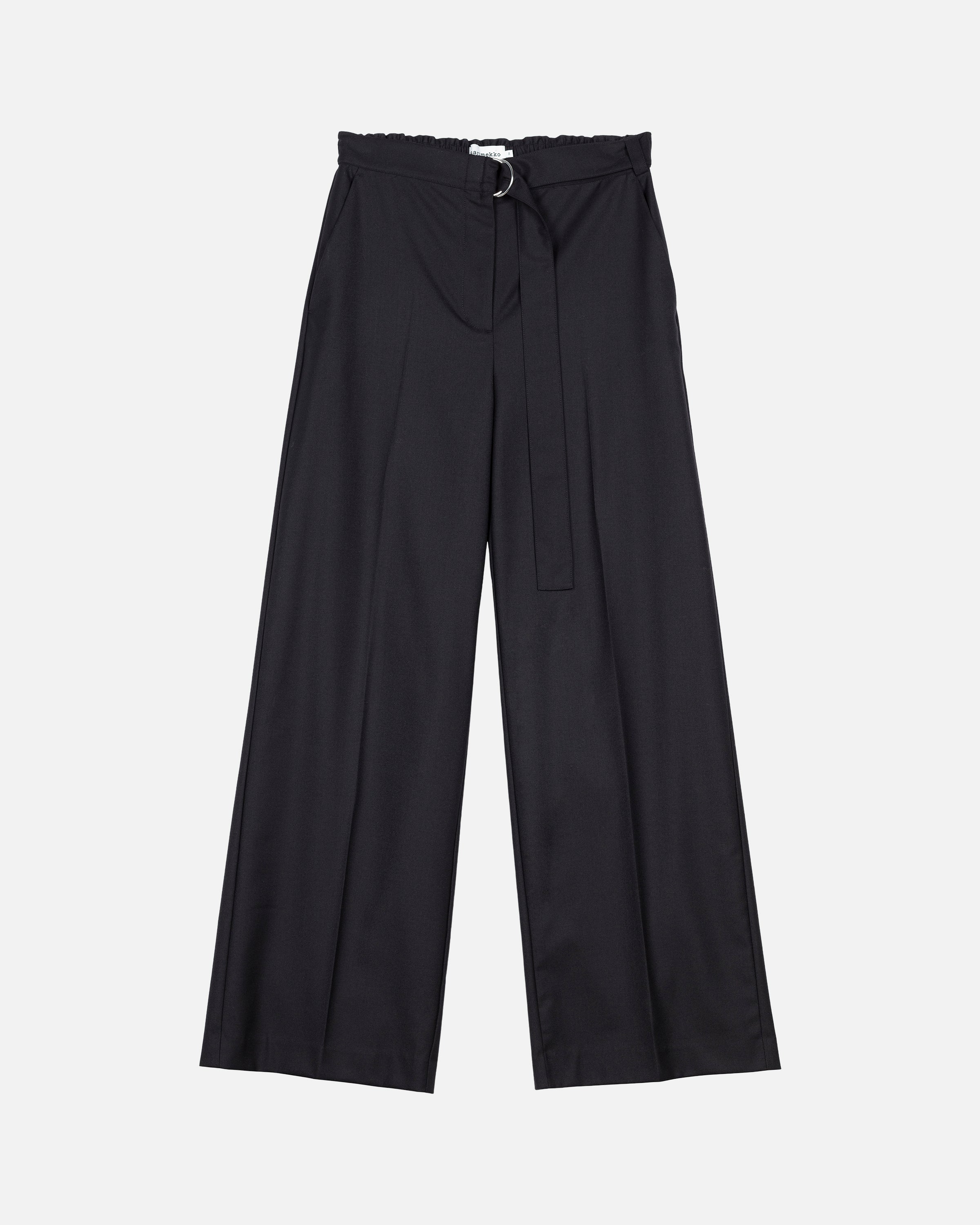 Palmetti Solid Wool Mix Trousers