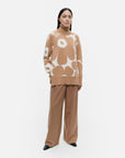 Unikko Opaakki Knitted Wool Cotton Pullover 65cm
