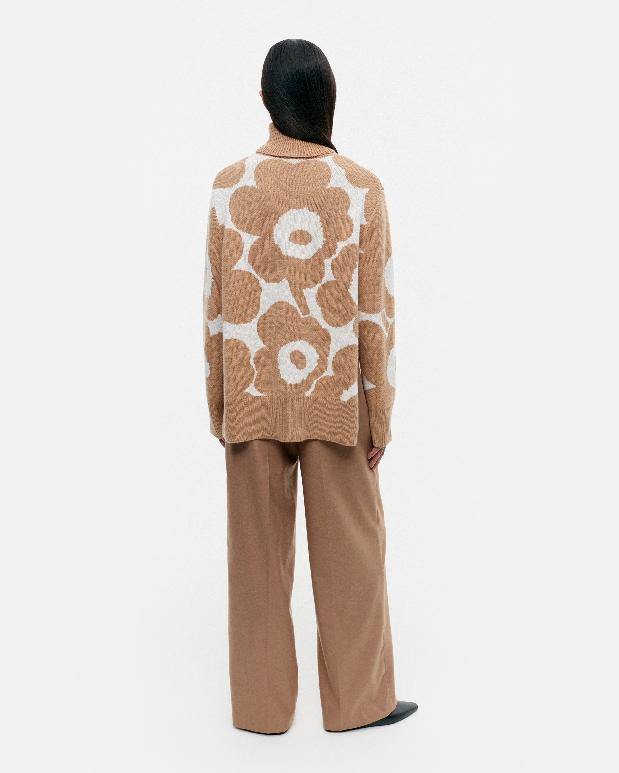 Unikko Opaakki Knitted Wool Cotton Pullover 65cm
