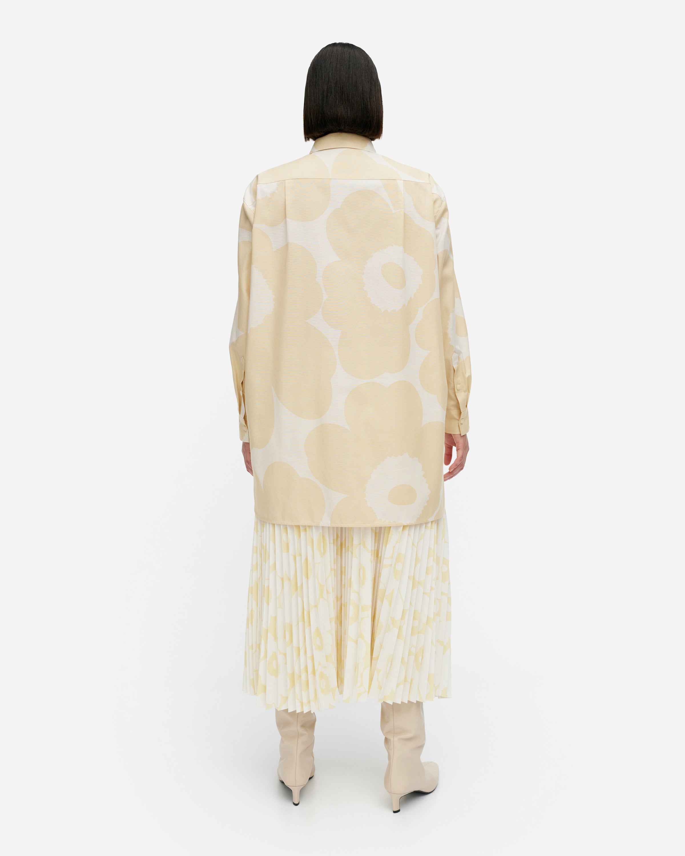 Mystiikka Chambray Unikko Cotton Shirt