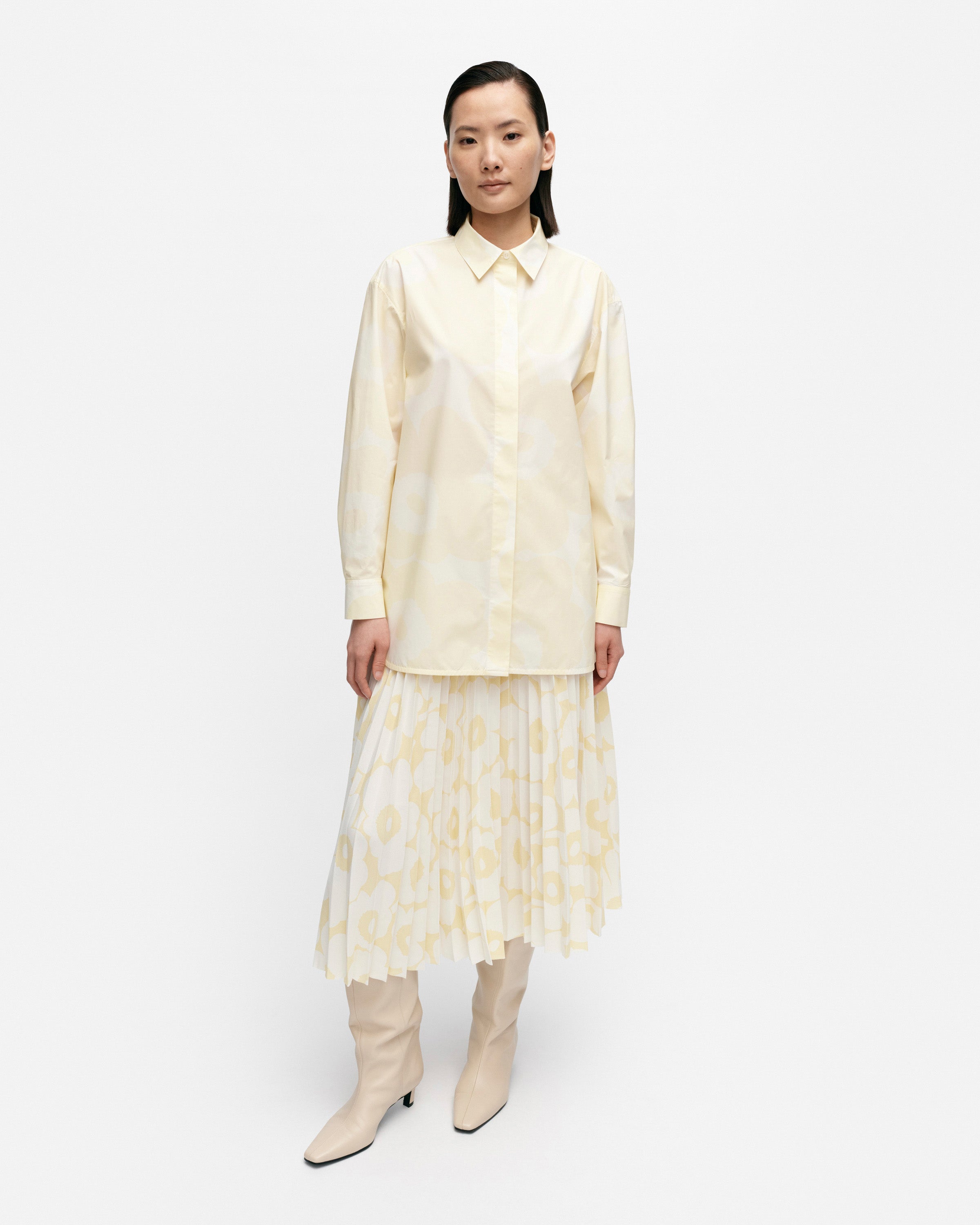 Ruoste Unikko Cotton Poplin Shirt 78cm
