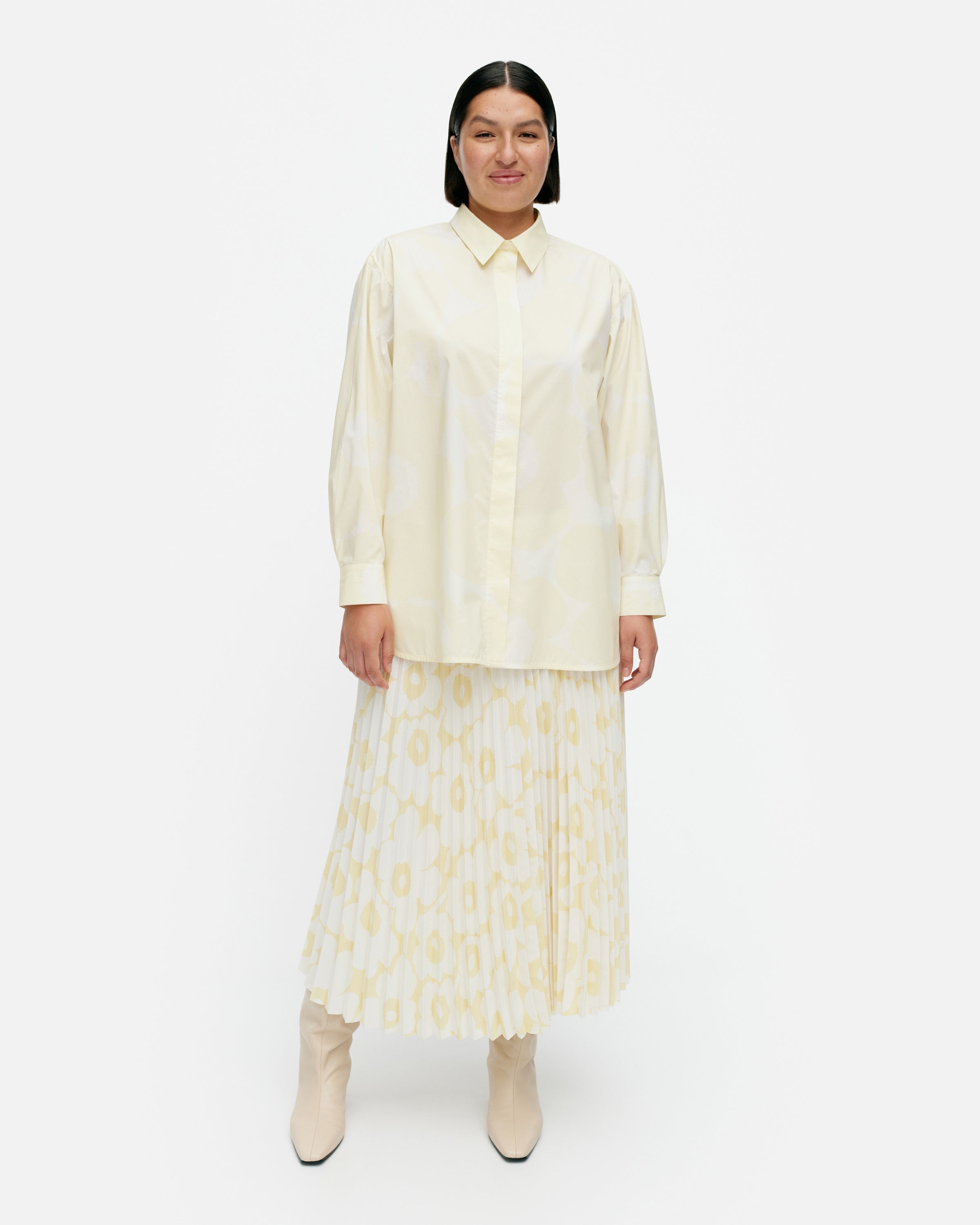 Ruoste Unikko Cotton Poplin Shirt 78cm