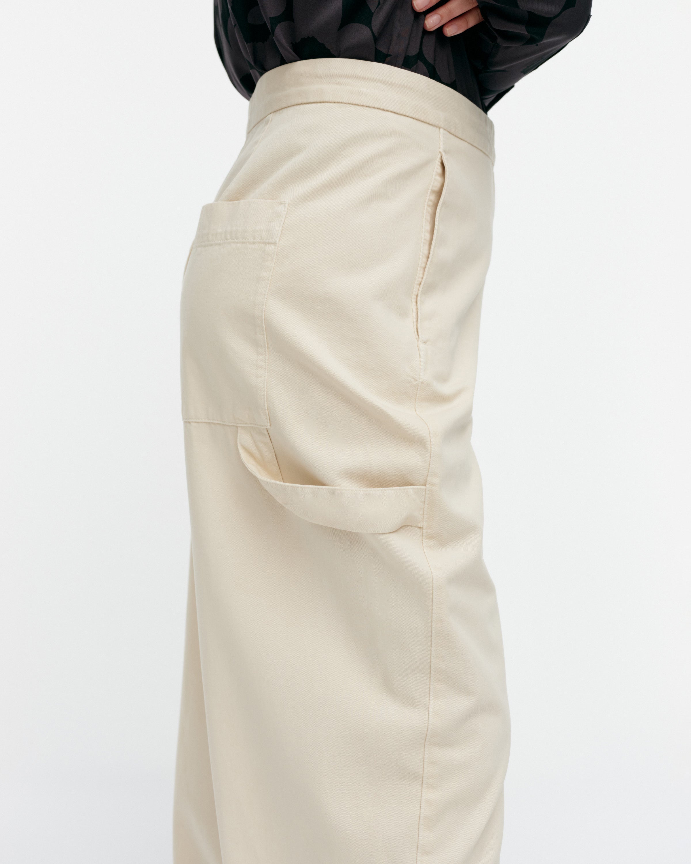 Funktio Solid Cotton Trousers