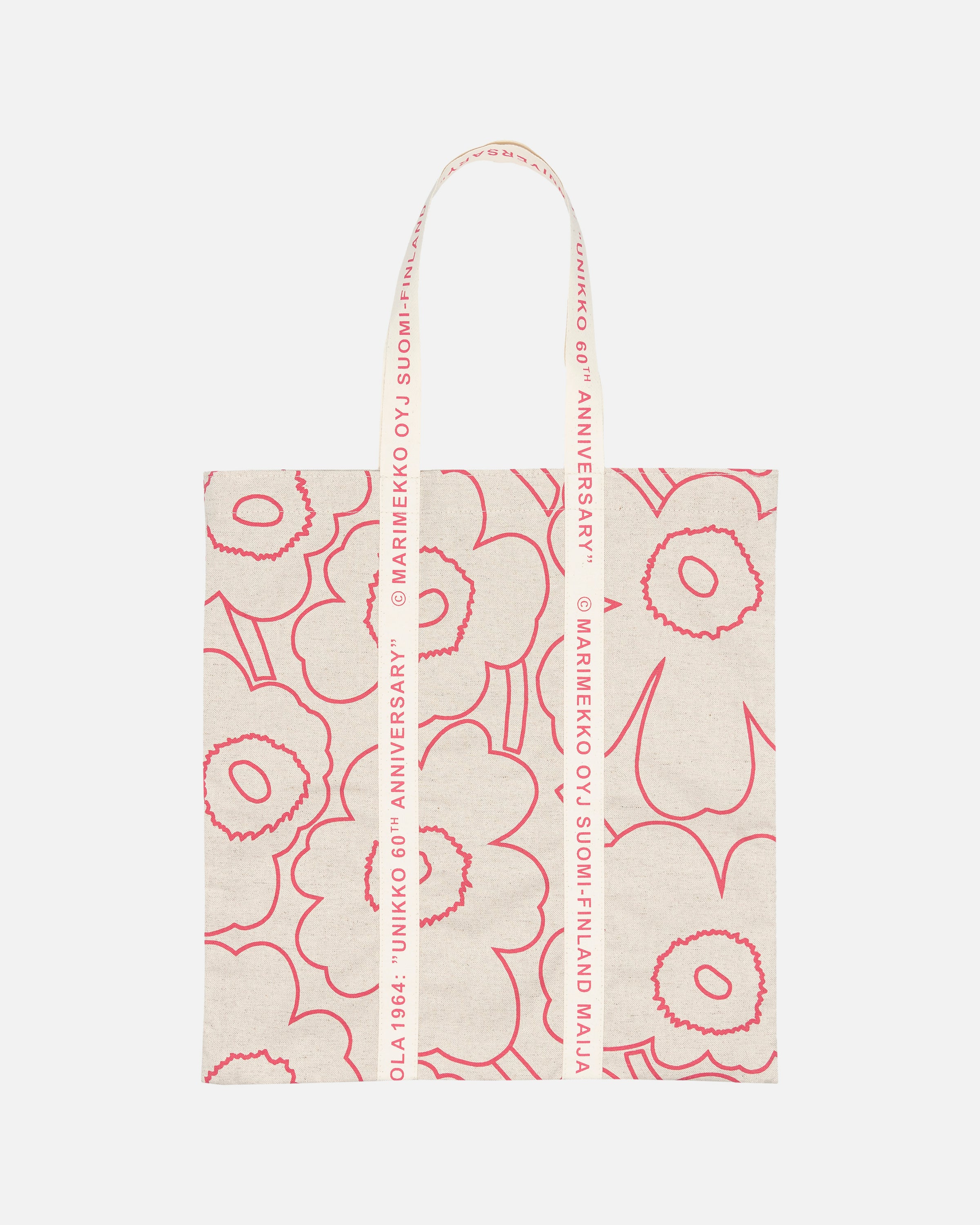 Kioski Carrier Midi Outline Unikko Tote Bag  41X43cm