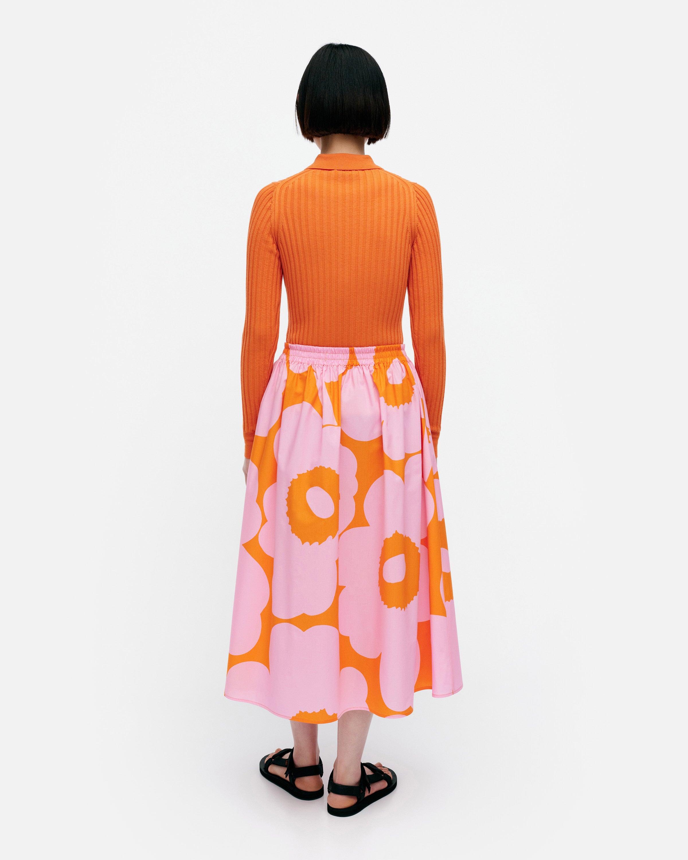 Garrel Unikko Cotton Poplin Skirt 82cm