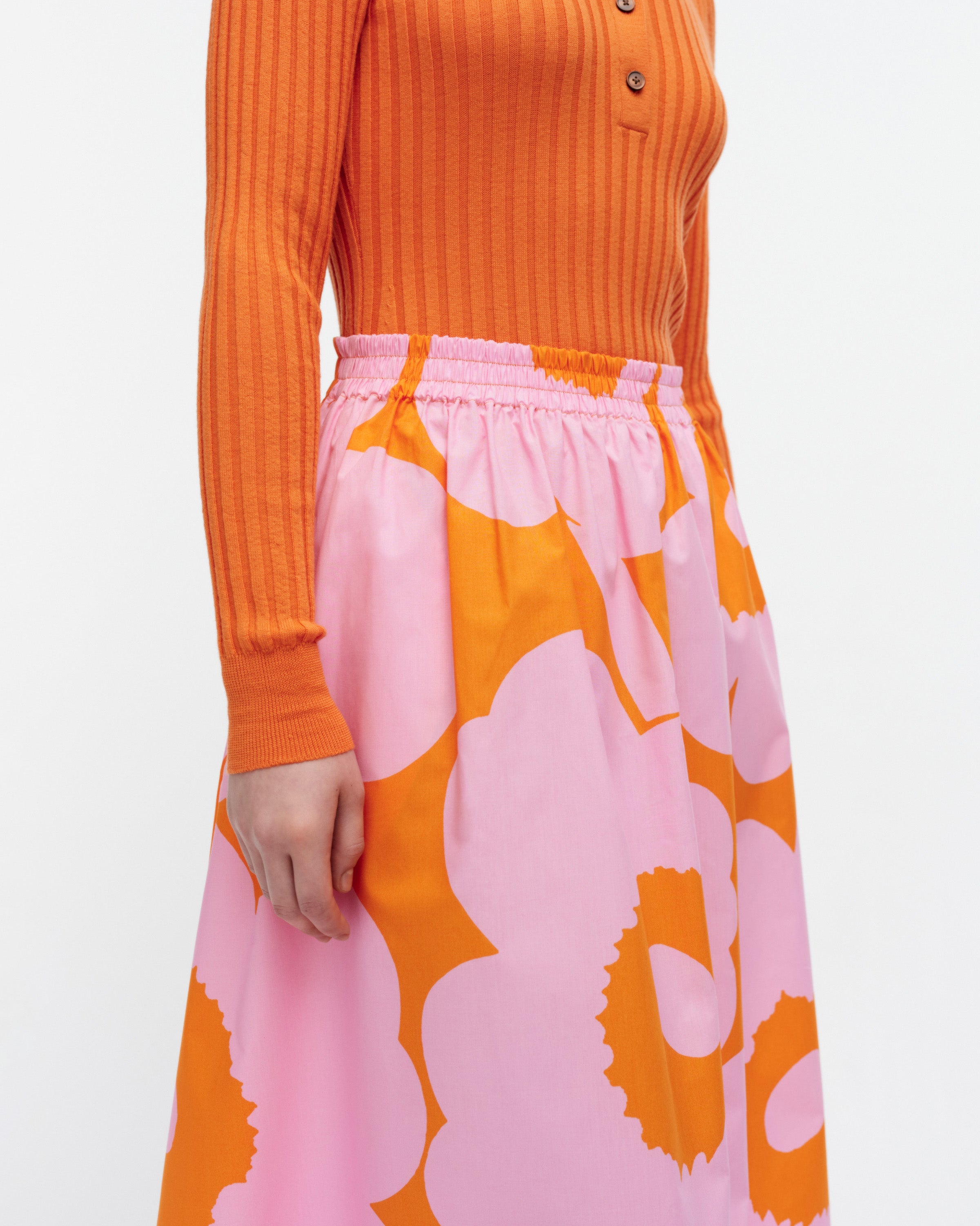 Garrel Unikko Cotton Poplin Skirt 82cm
