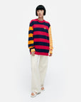 Kioski Kesakoju Maalis Patja Men's Cotton Knit Long Sleeve Top 70cm