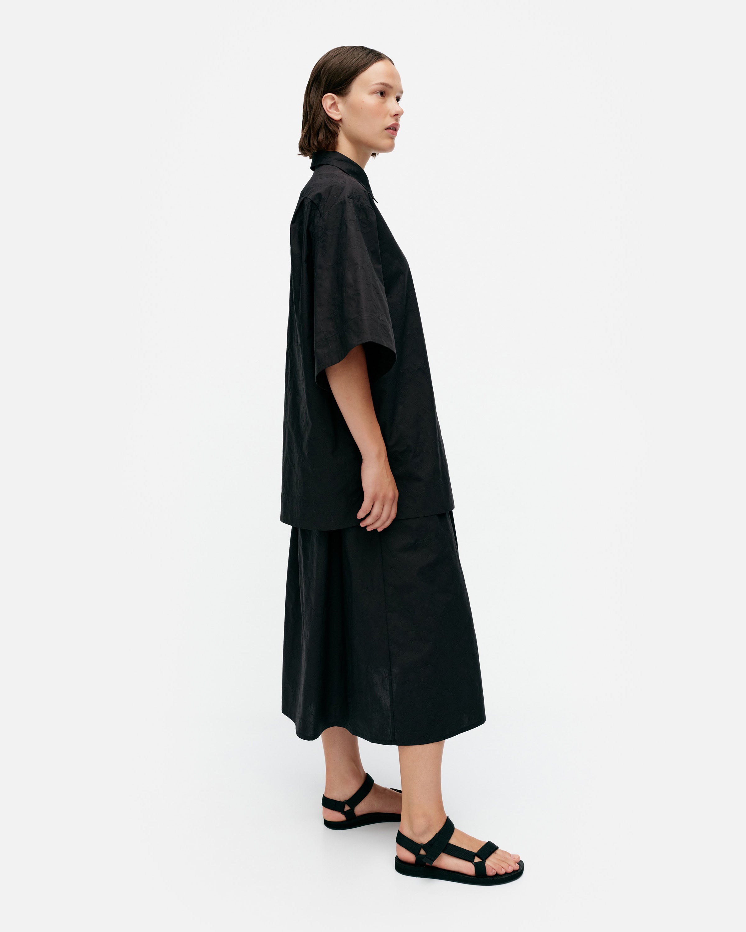 Meara Mini Unikko Cotton Poplin Tunic 80cm
