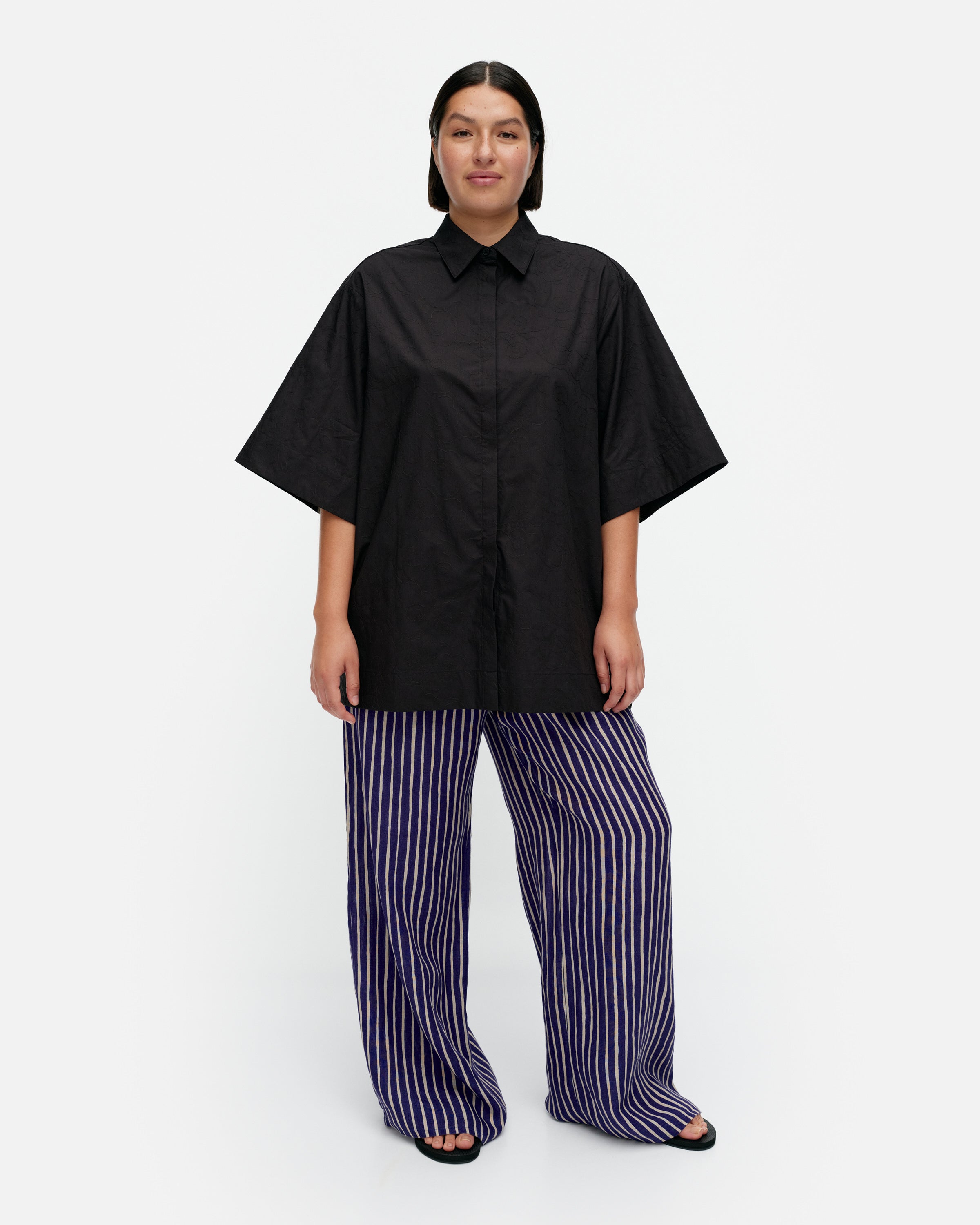 Meara Mini Unikko Cotton Poplin Tunic 80cm