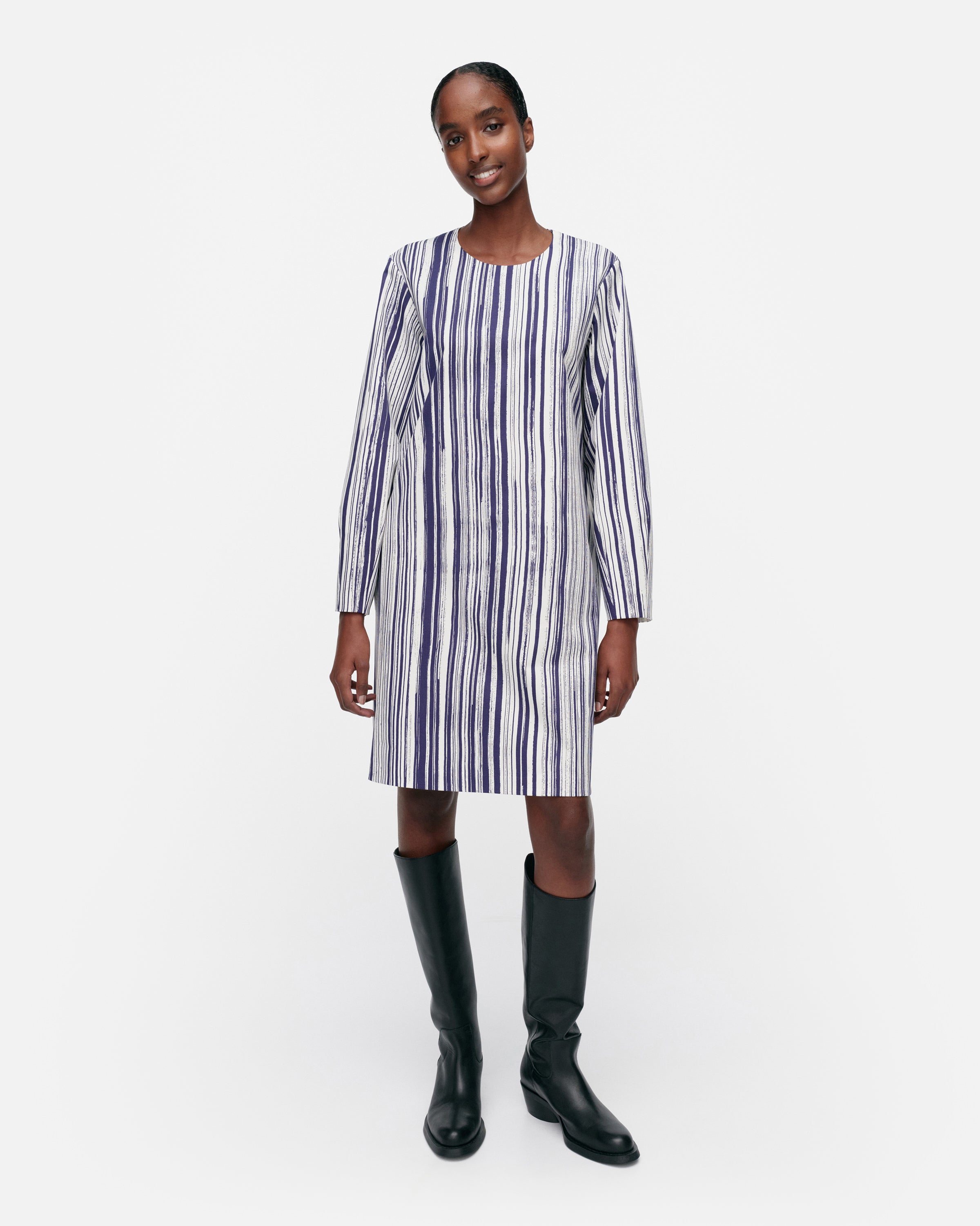Kerroin Siluetti Slim Cotton Dress 95cm
