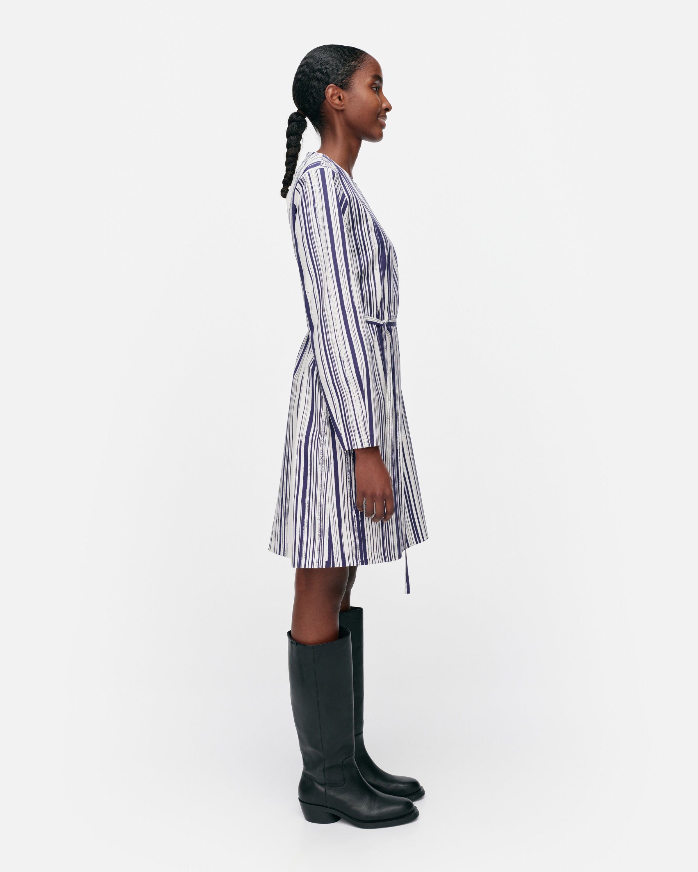 Kerroin Siluetti Slim Cotton Dress 95cm