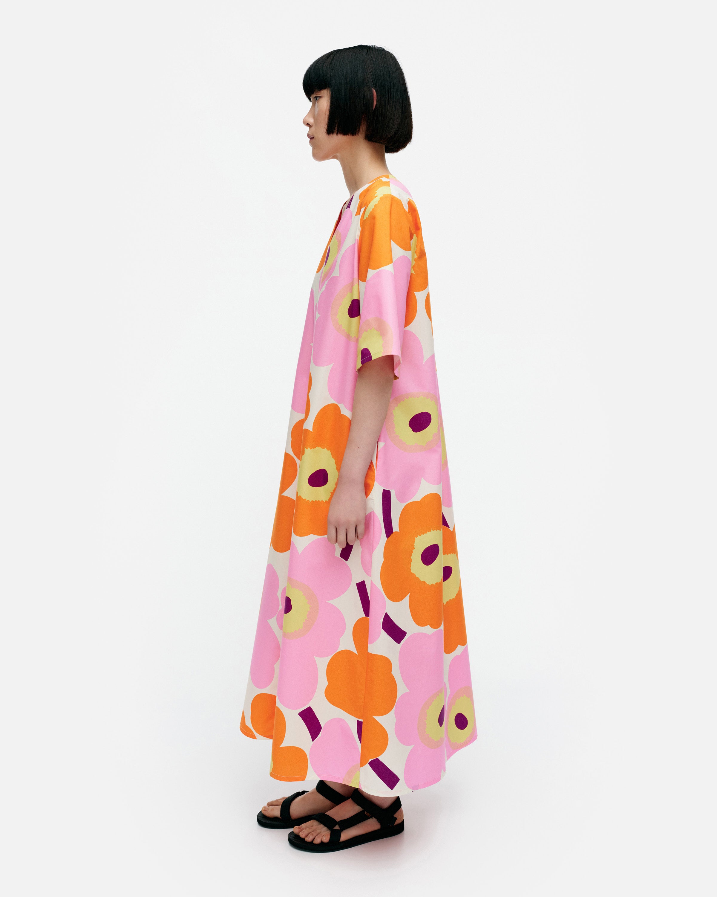 Kellotus Unikko Cotton Poplin Dress 127cm