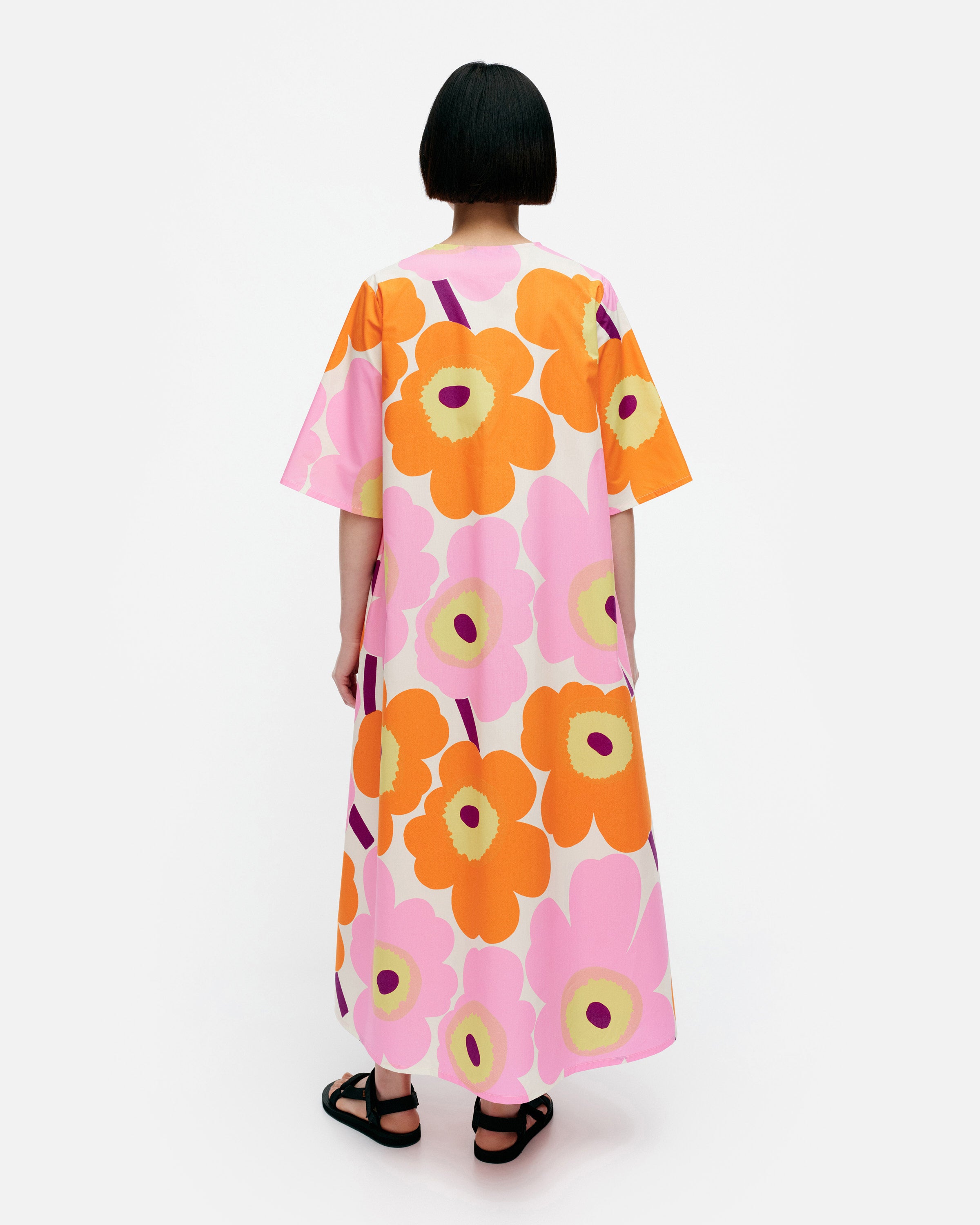 Kellotus Unikko Cotton Poplin Dress 127cm