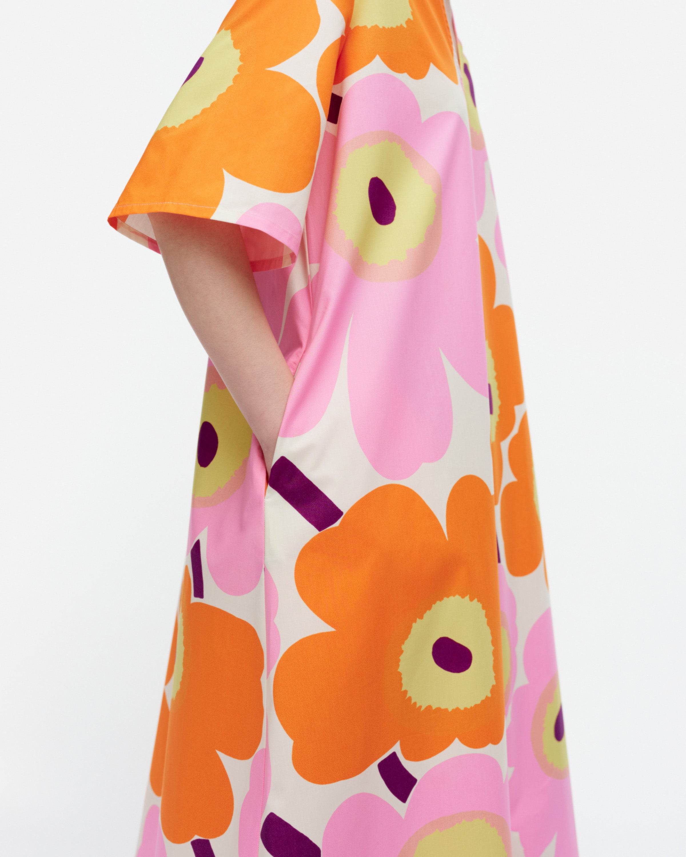 Kellotus Unikko Cotton Poplin Dress 127cm