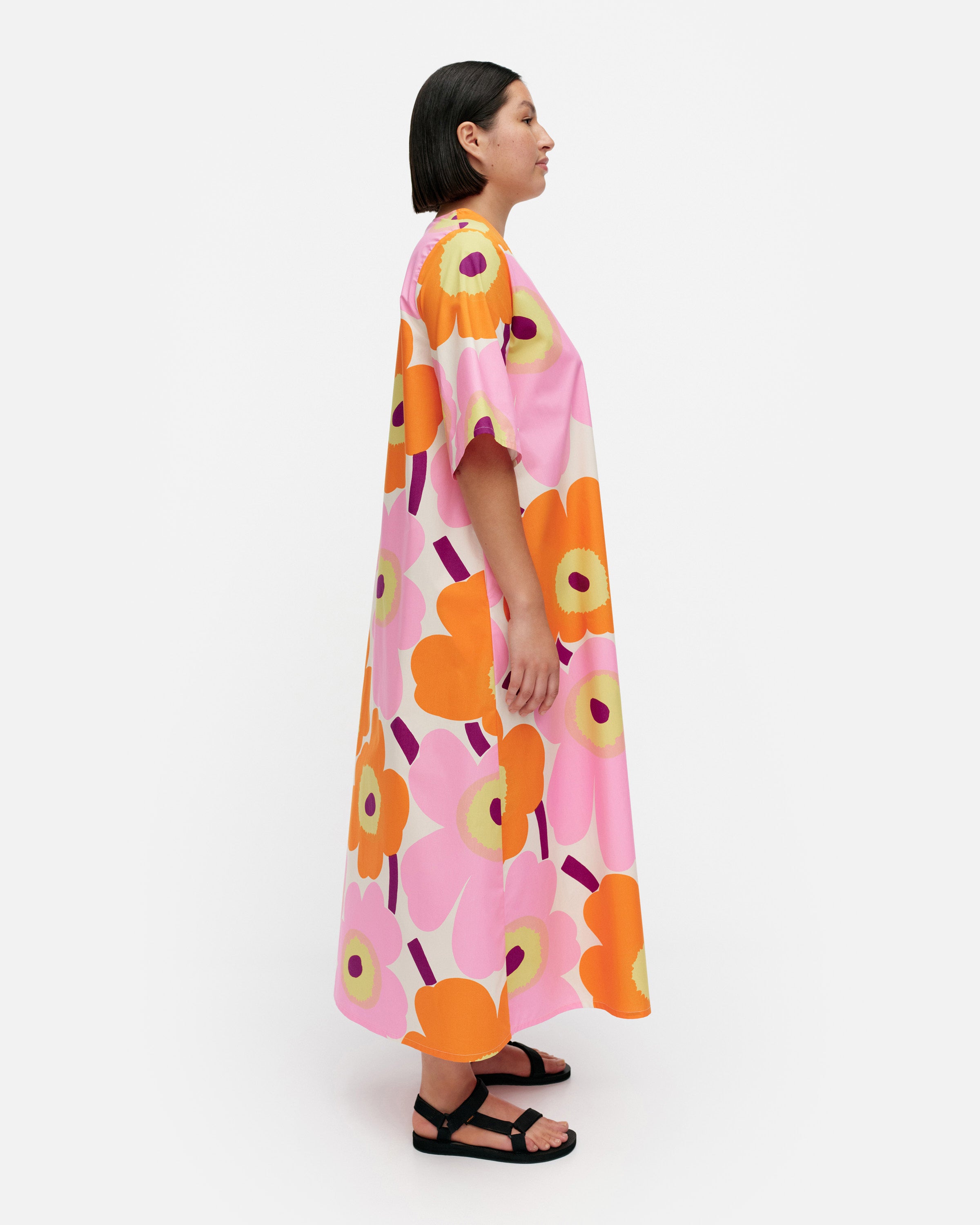 Kellotus Unikko Cotton Poplin Dress 127cm