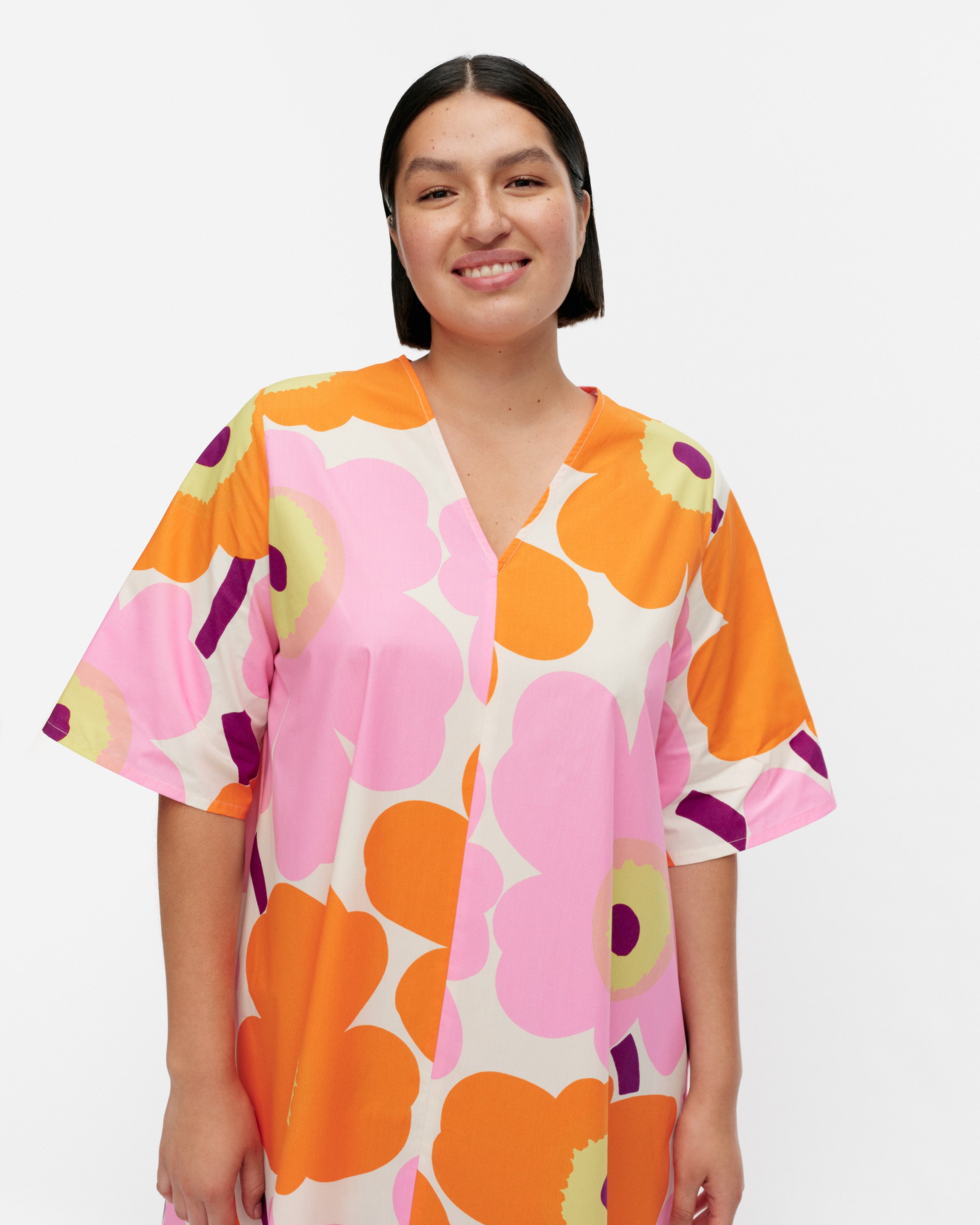 Kellotus Unikko Cotton Poplin Dress 127cm