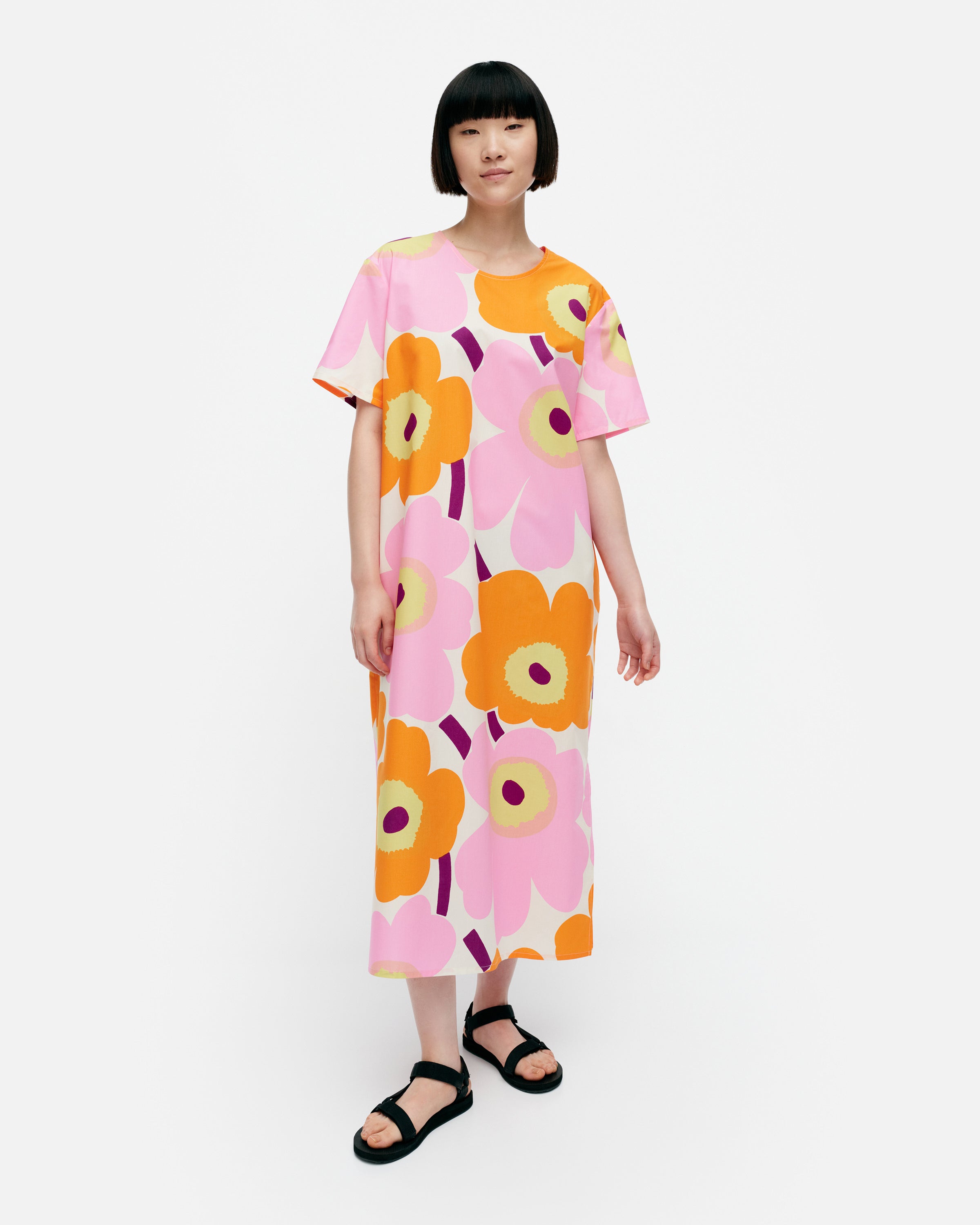 Kemut Unikko Cotton Poplin Dress