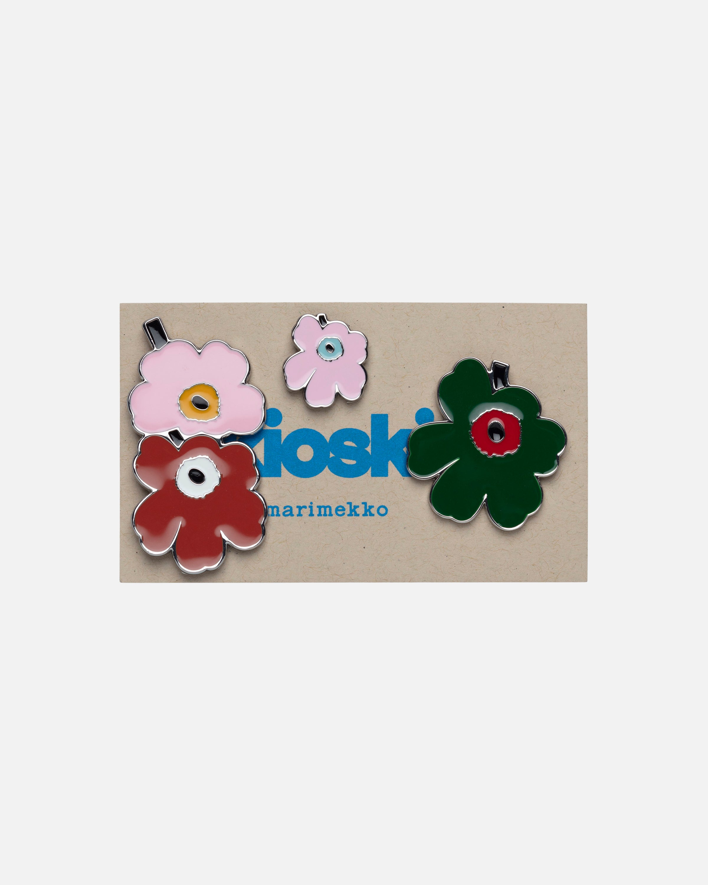 Kioski Unikko Pumpuli Pin 3pc Set