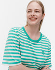 Kioski Tasaraita Unisex Unikko Short Sleeve Top 71cm
