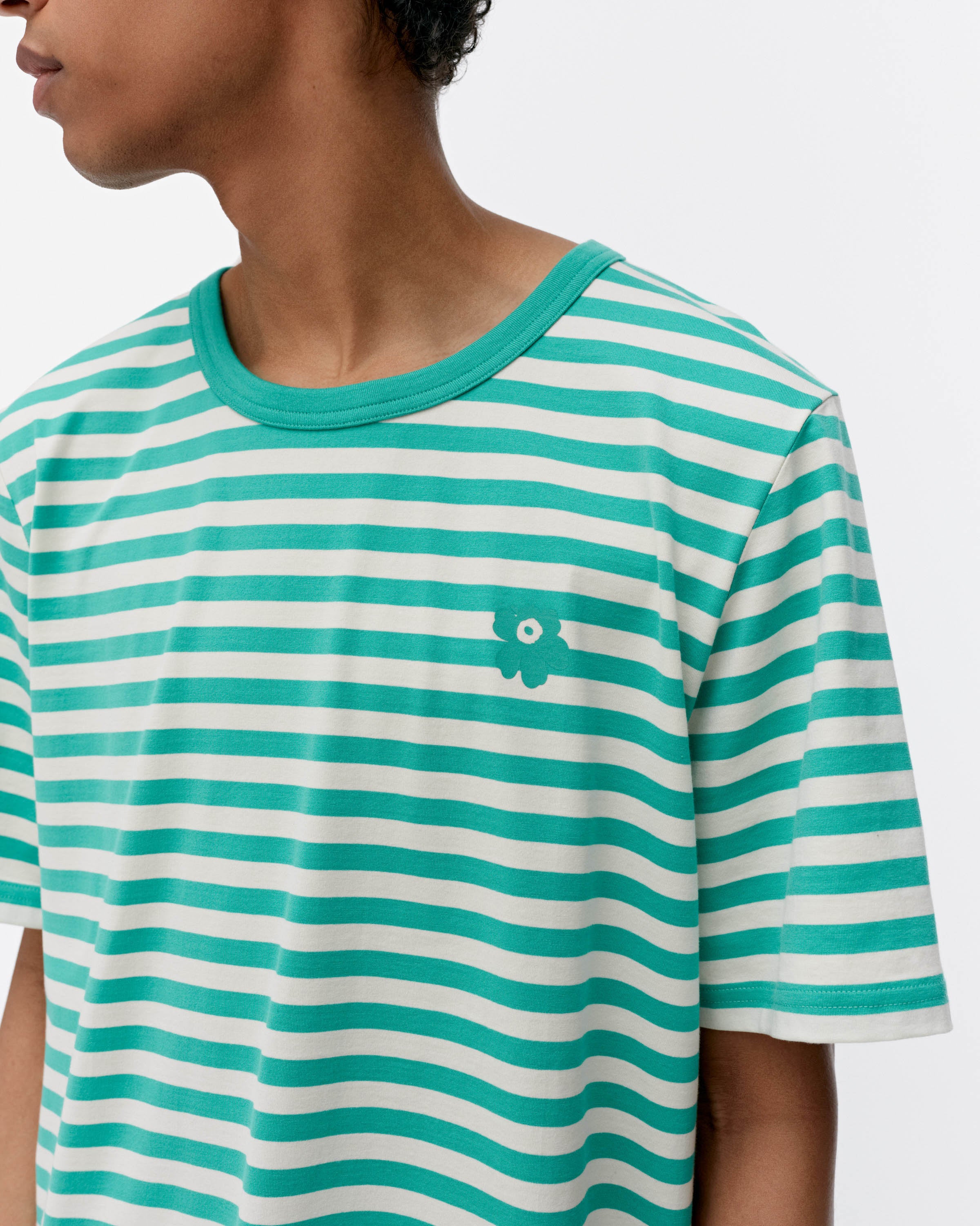 Kioski Tasaraita Unisex Unikko Short Sleeve Top 71cm