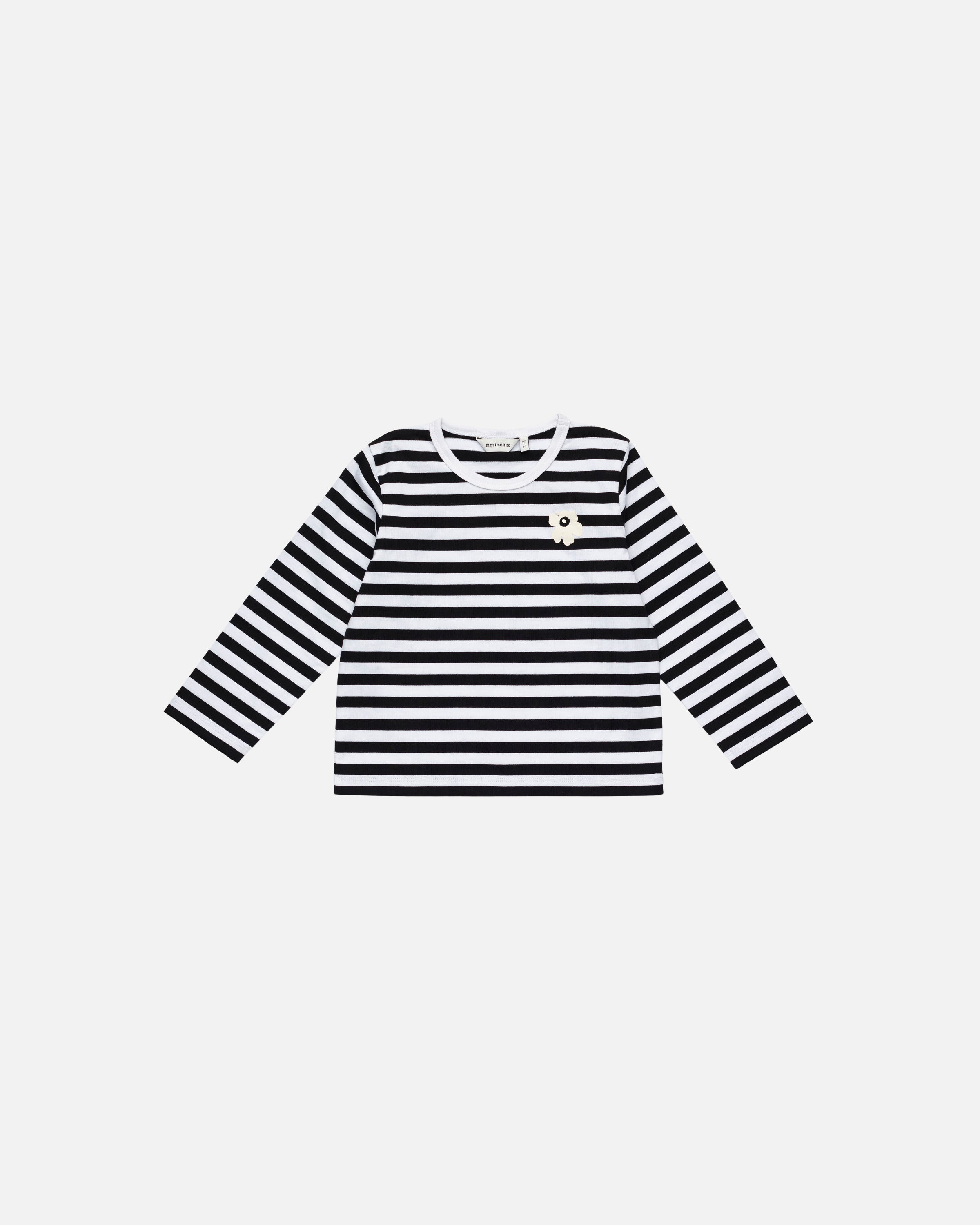Kids Paja Tasaraita Unikko Long Sleeve Tee