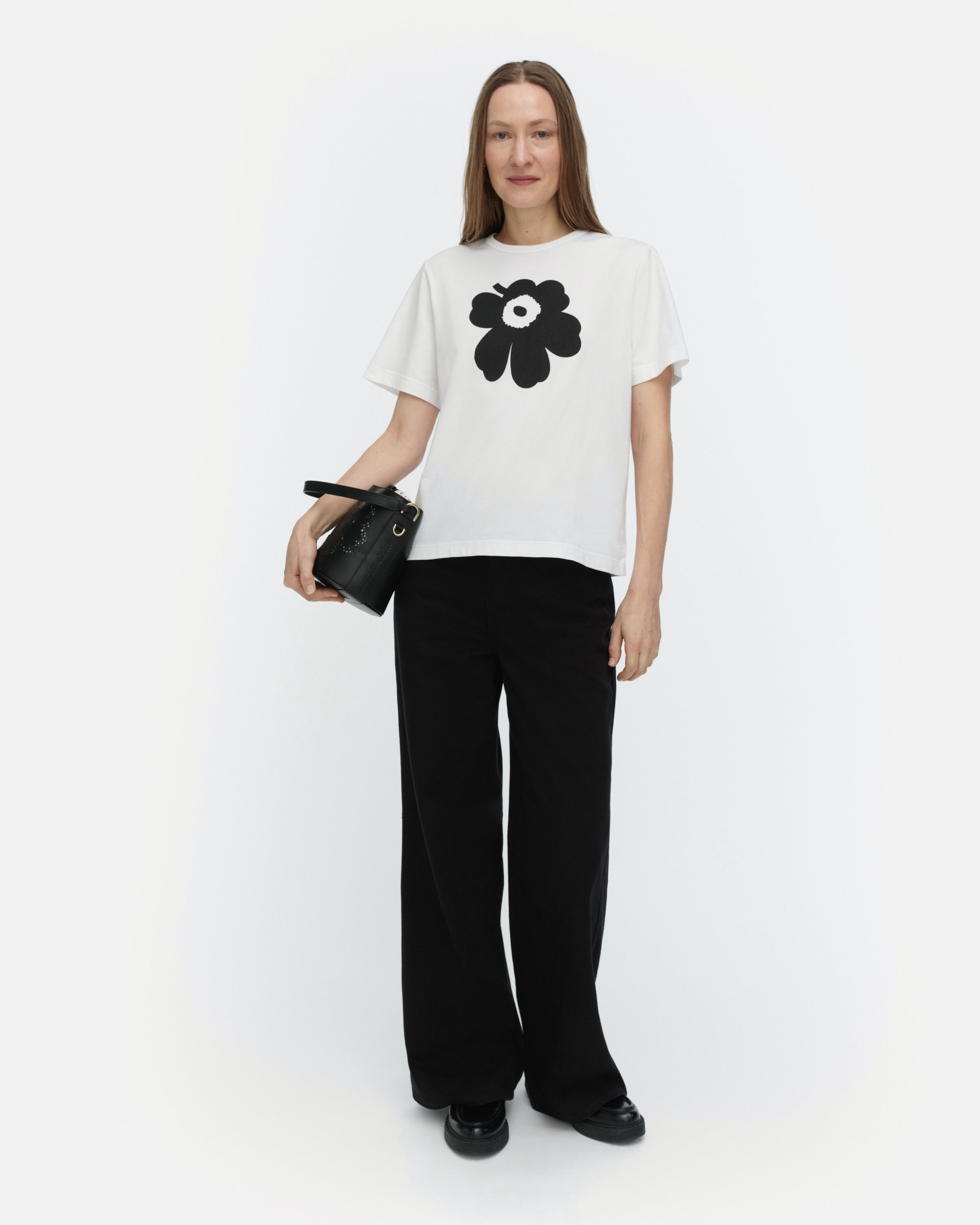 Erna Unikko Placement Short Sleeve Top