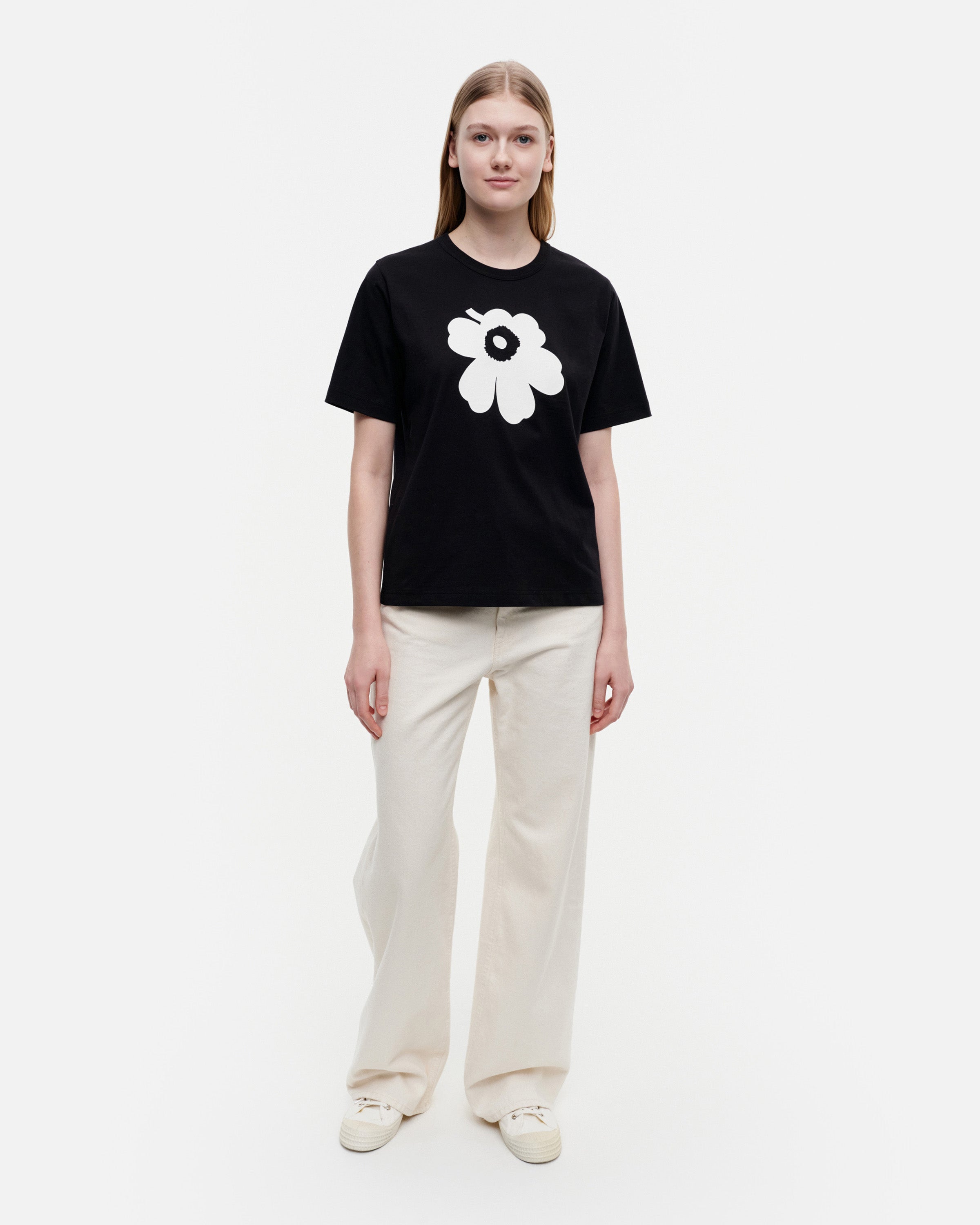 Erna Unikko Placement Short Sleeve Top