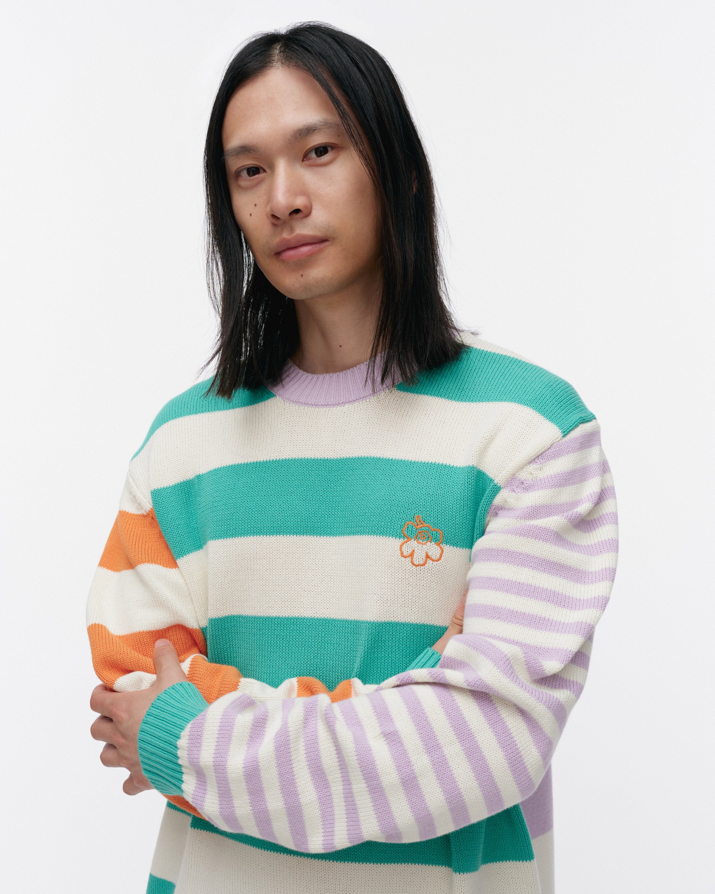 Kioski Kesakoju Maalis Patja Knitted Cotton Long Sleeve Top 70cm