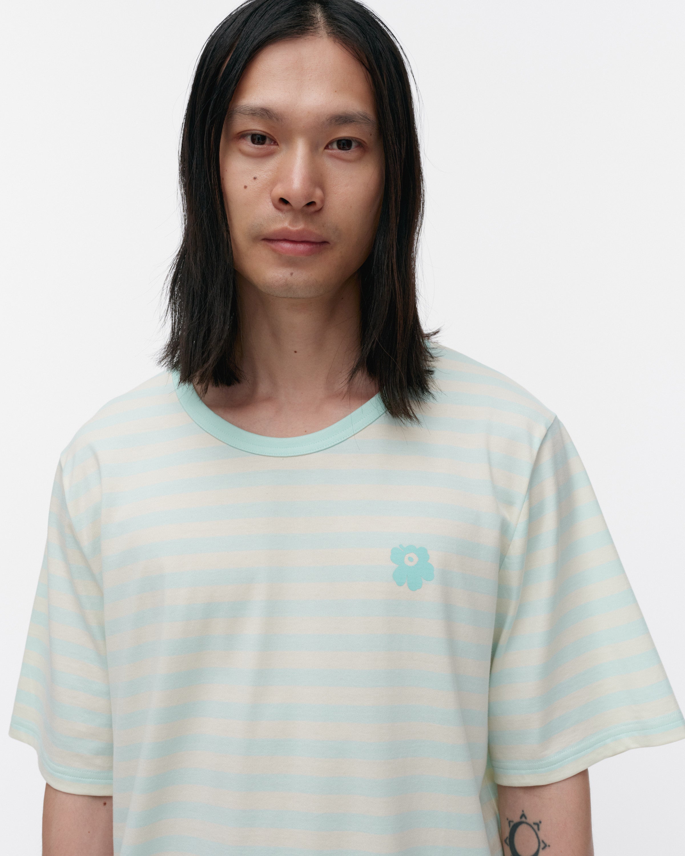 Kioski Tasaraita Short Sleeve Top 71cm