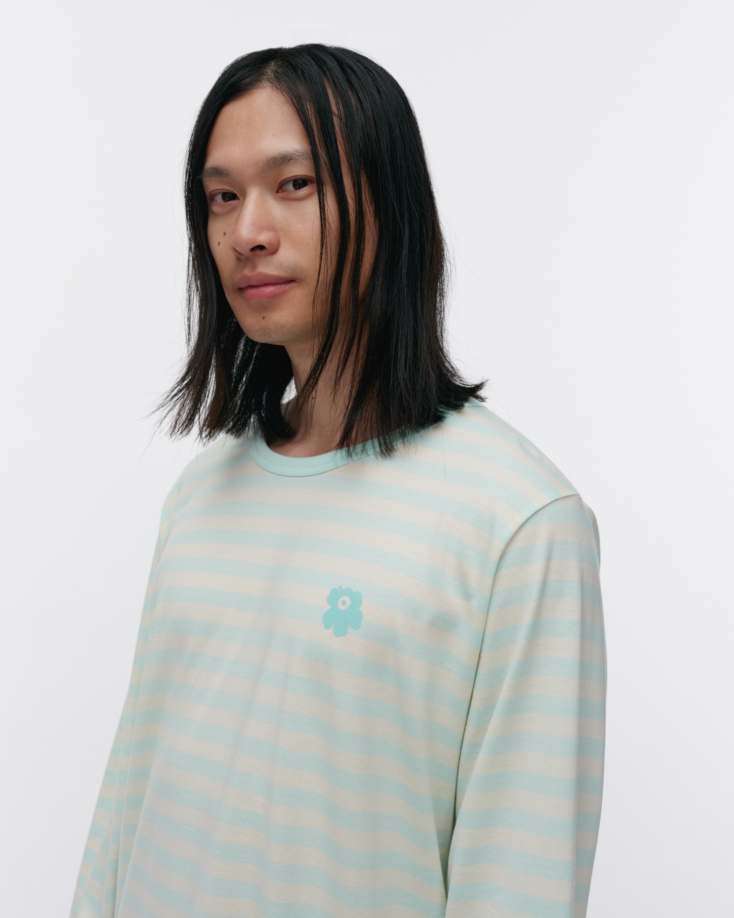 Kioski Tasaraita Long Sleeve Top 71cm
