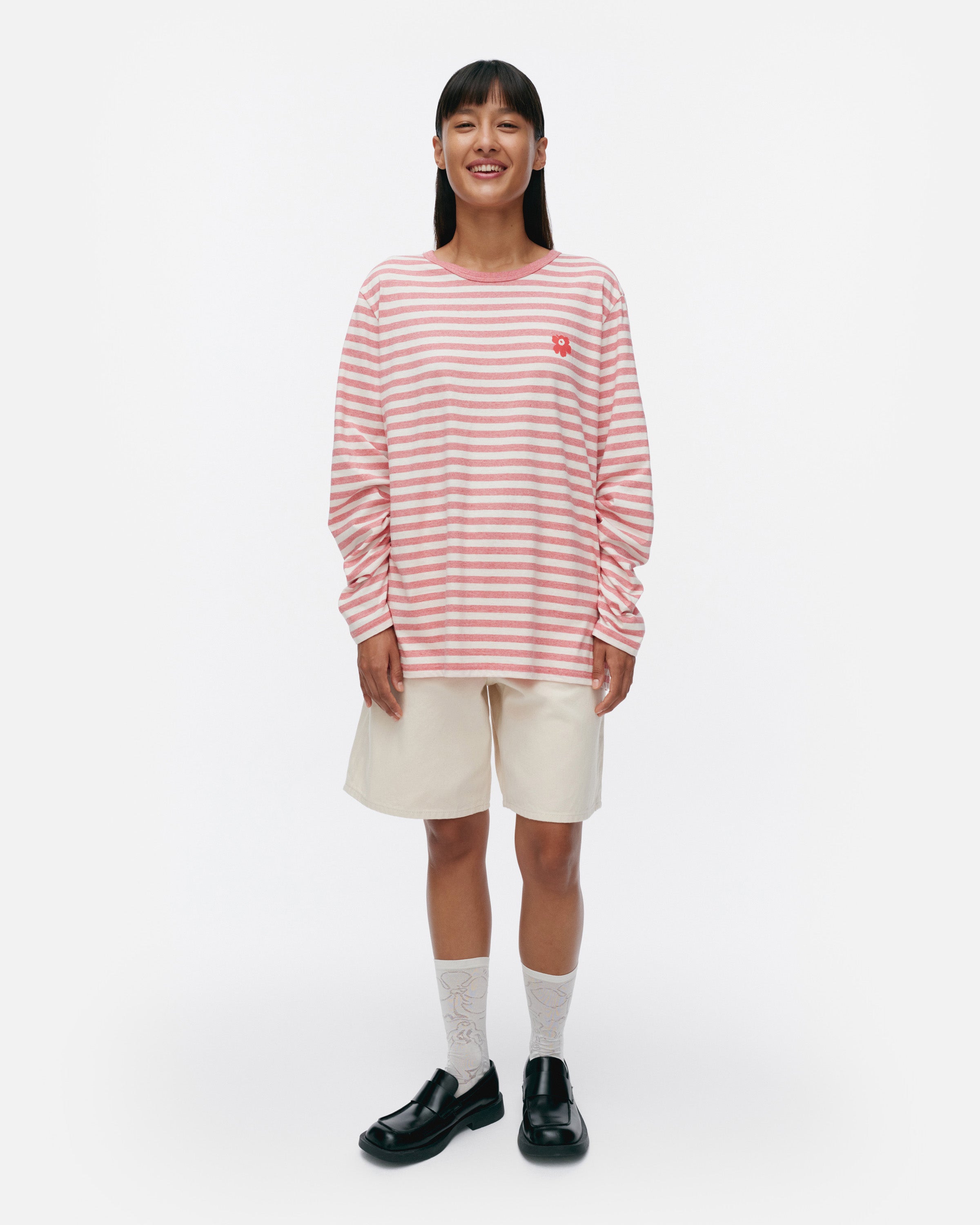 Kioski Tasaraita Long Sleeve Top 71cm