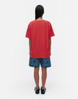 Kioski Vihne Outline Unikko Placement Short Sleeve Top 71cm