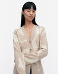 Kumma Unikko Vneck Knitted Cardigan 70cm
