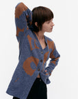 Kumma Unikko Vneck Knitted Cardigan 70cm
