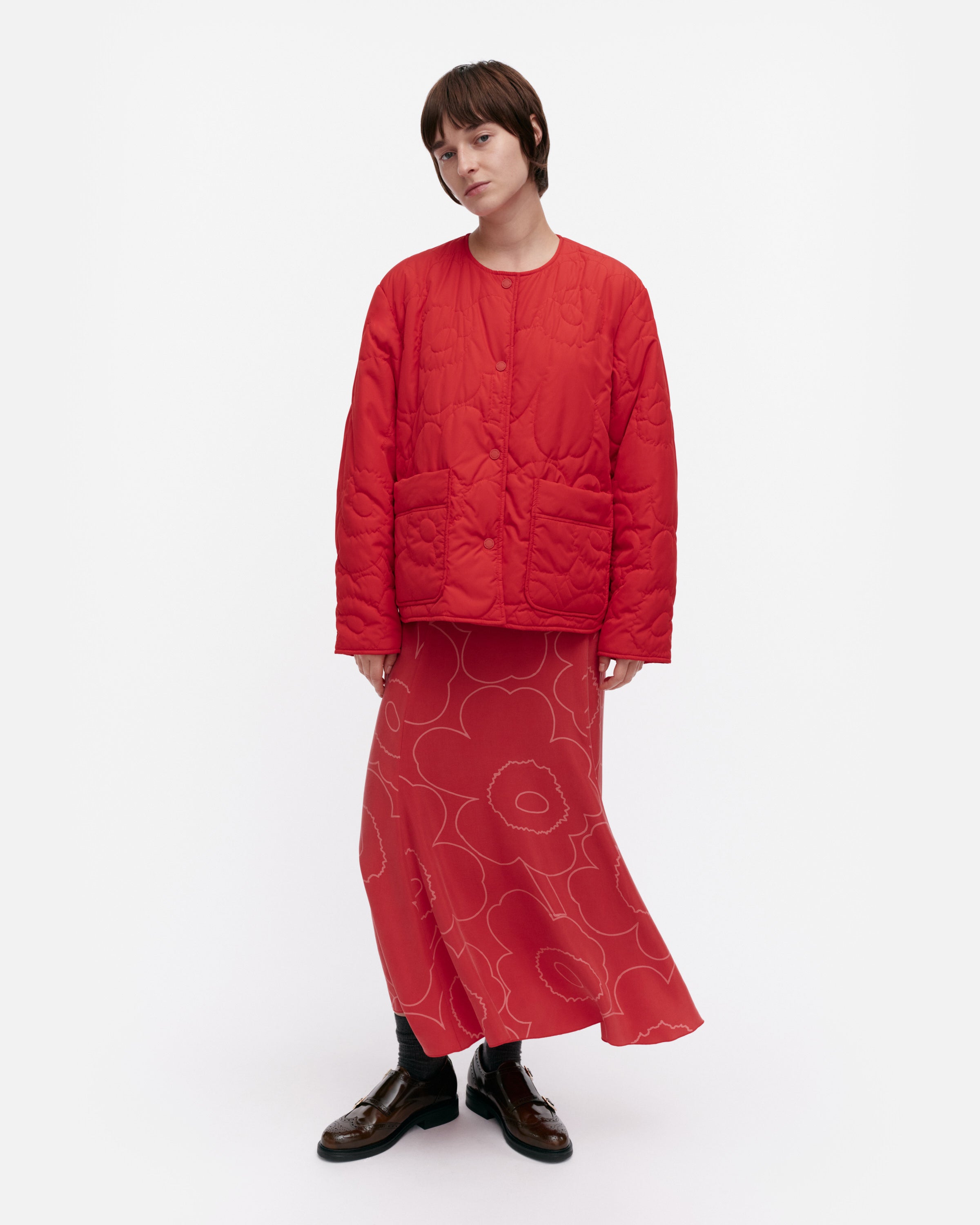 Kapseli Outline Unikko Lightweight Padded Coat 66cm
