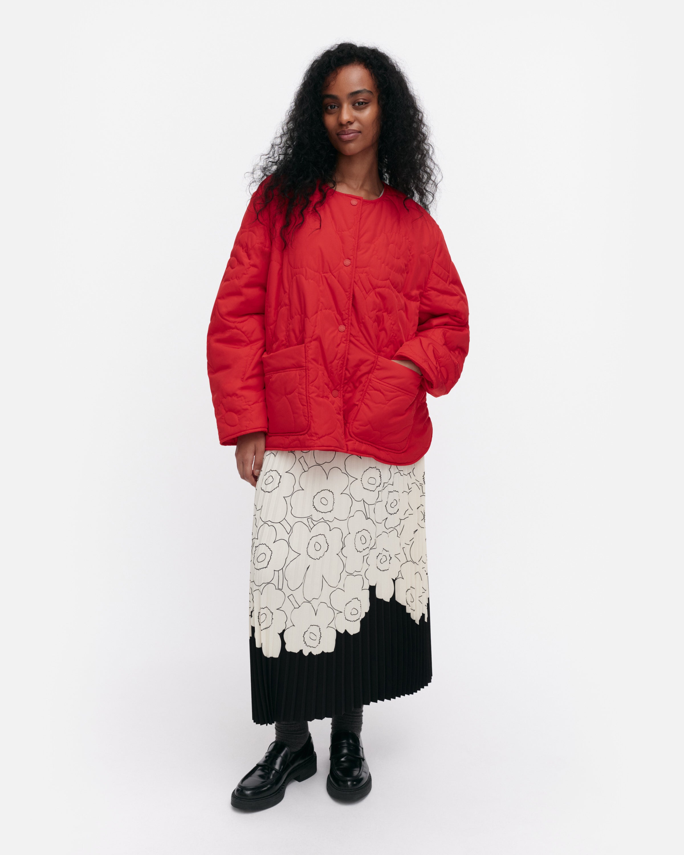 Kapseli Outline Unikko Lightweight Padded Coat 66cm