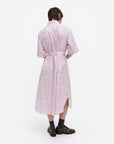 Popliini Outline Unikko Shirt Dress 120cm