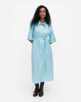 Popliini Outline Unikko Shirt Dress 120cm