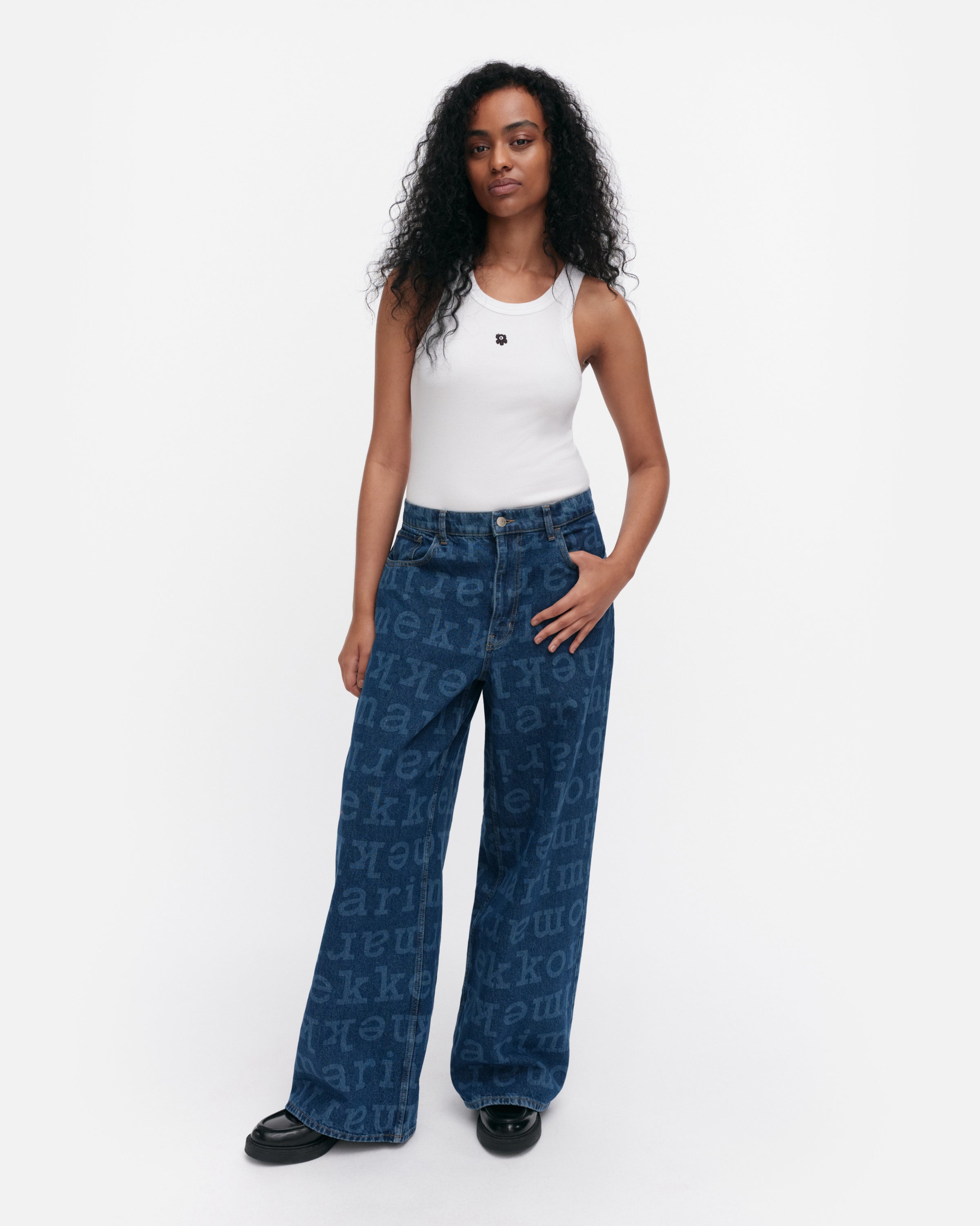 Maridenim Loose Logo Jeans
