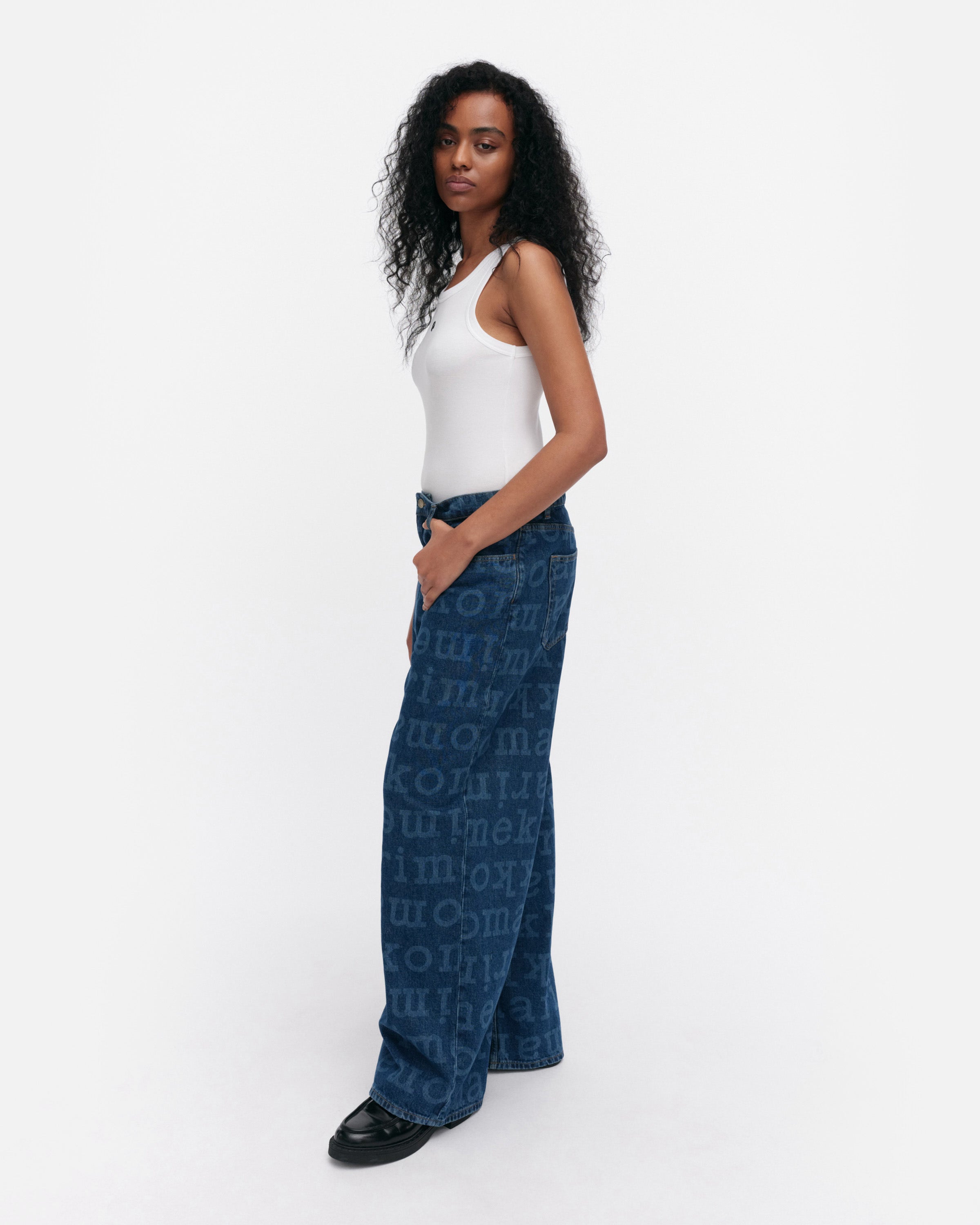 Maridenim Loose Logo Jeans