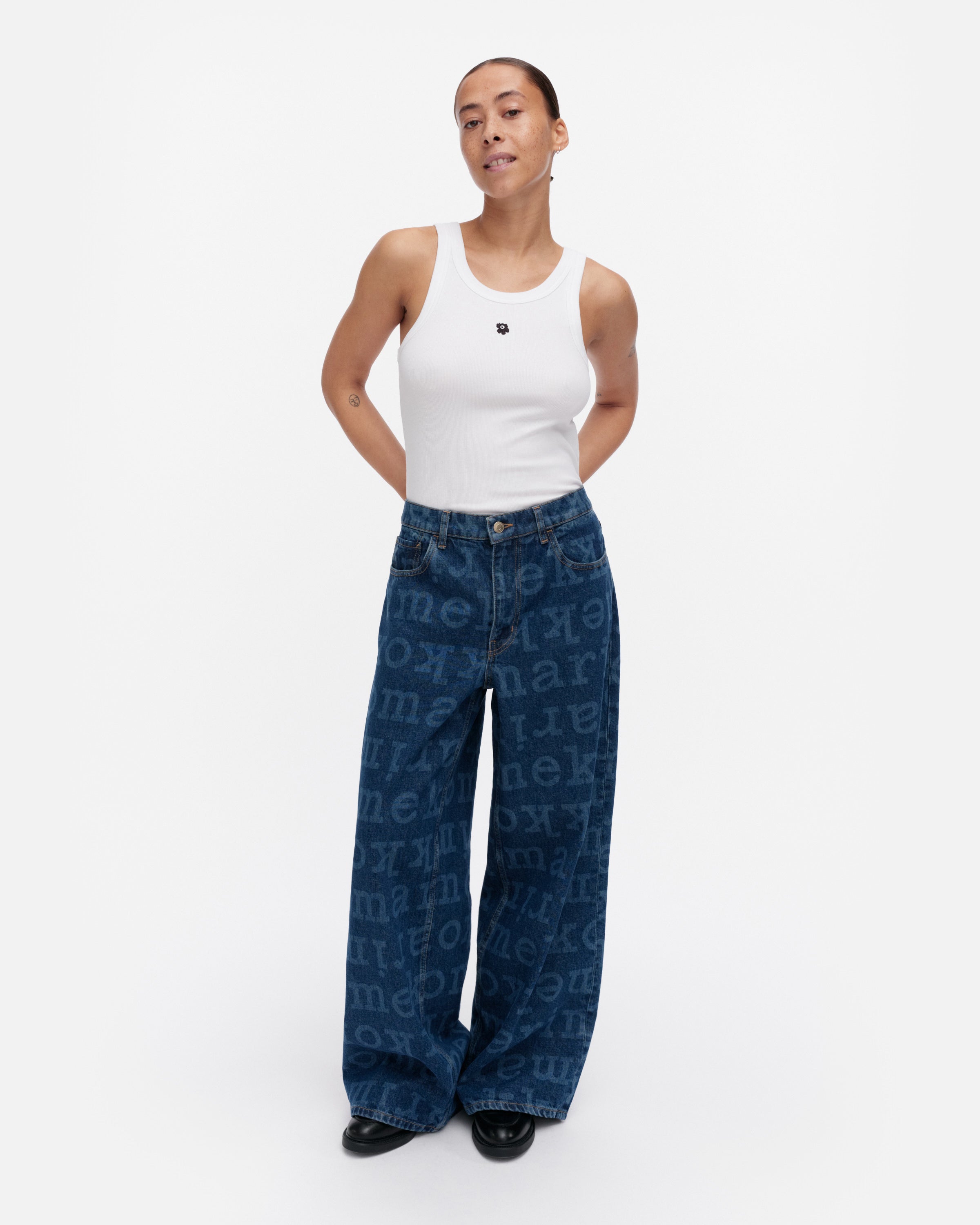 Maridenim Loose Logo Jeans
