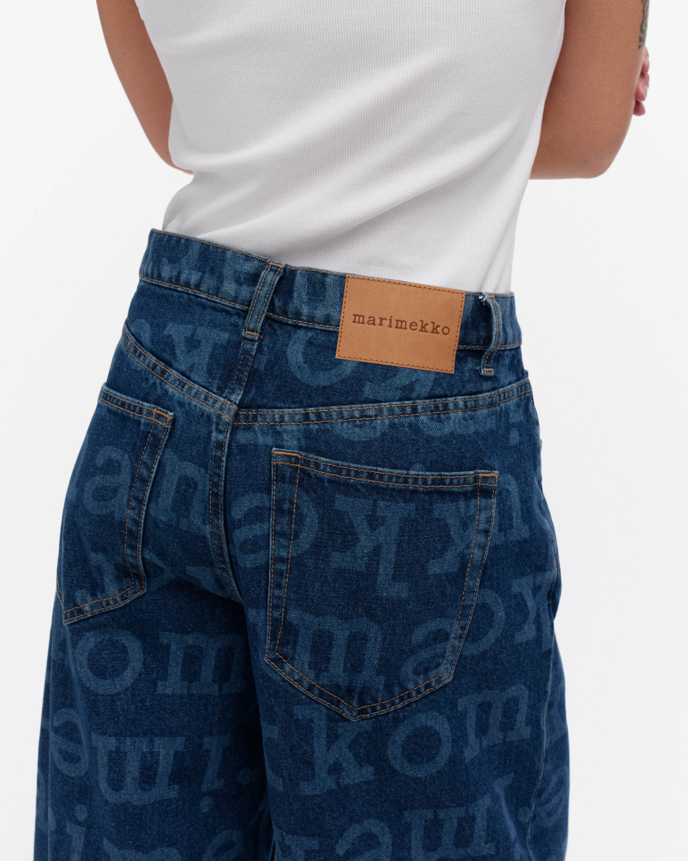 MARIDENIM LOOSE LOGO S JEANS 30CM | MARIMEKKO